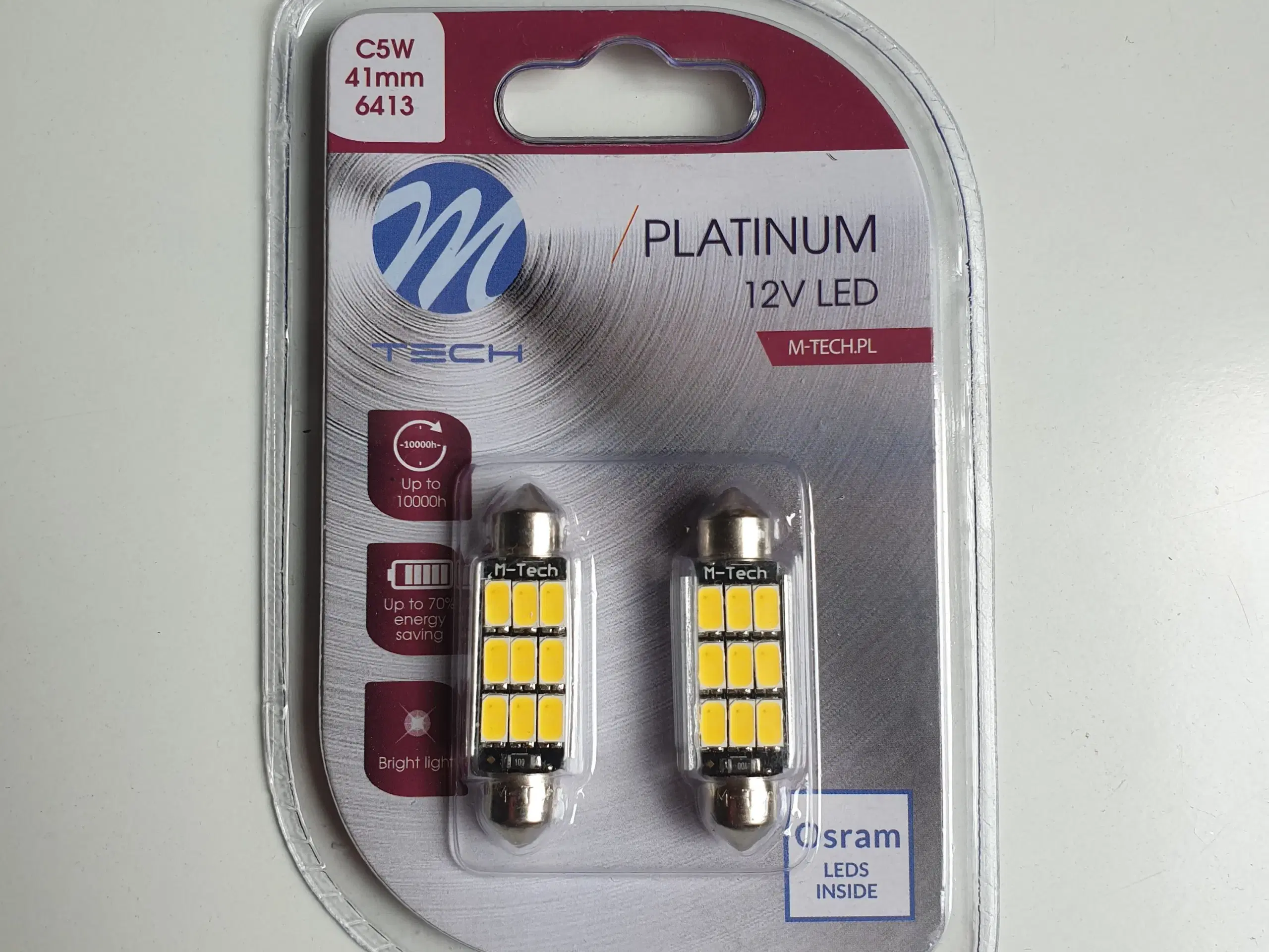 LED Pærer 2 x 9 SMD 5630 LED CANBUS C5W C10W