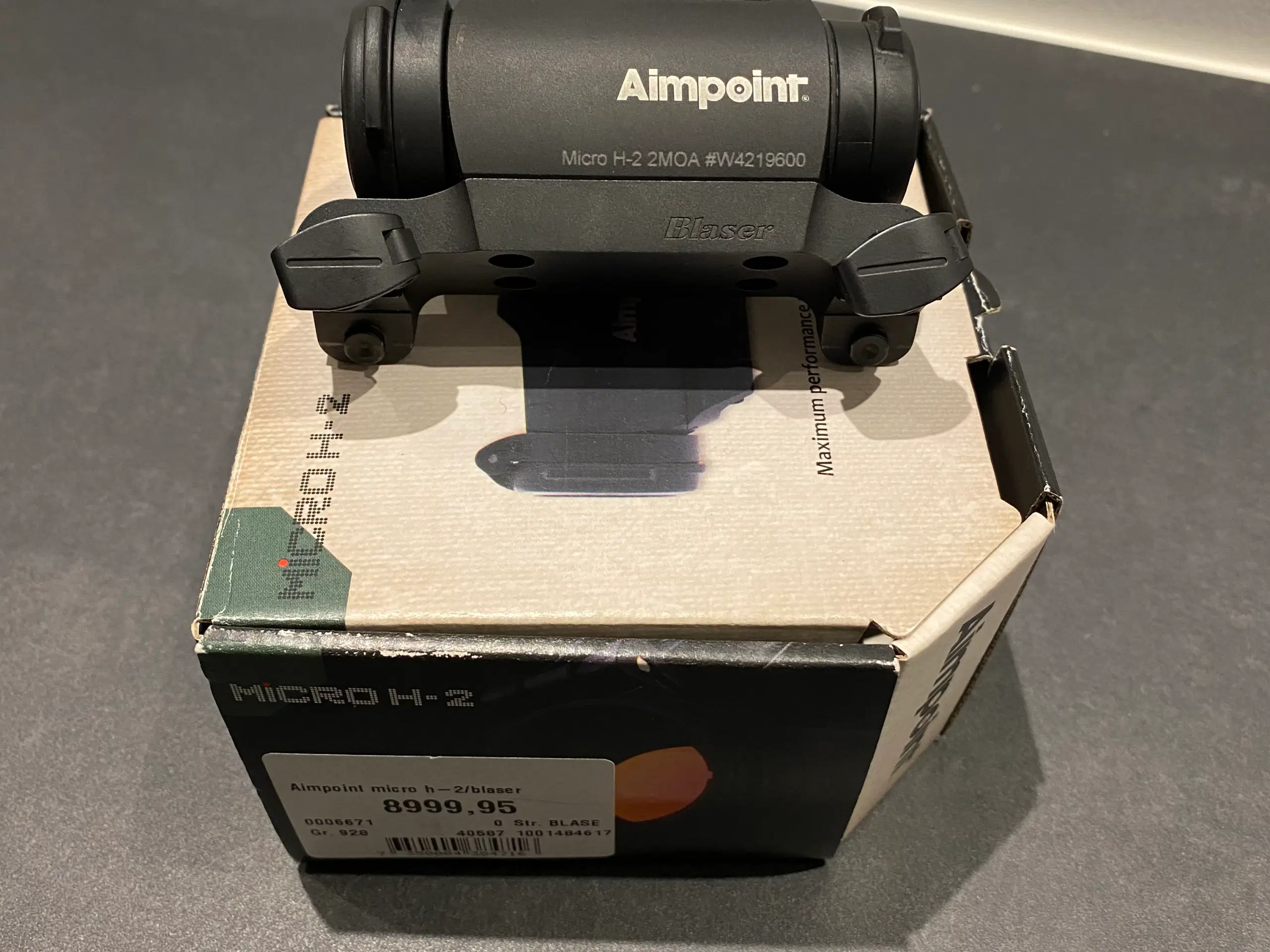 Aimpoint micro H2 Blaser montage