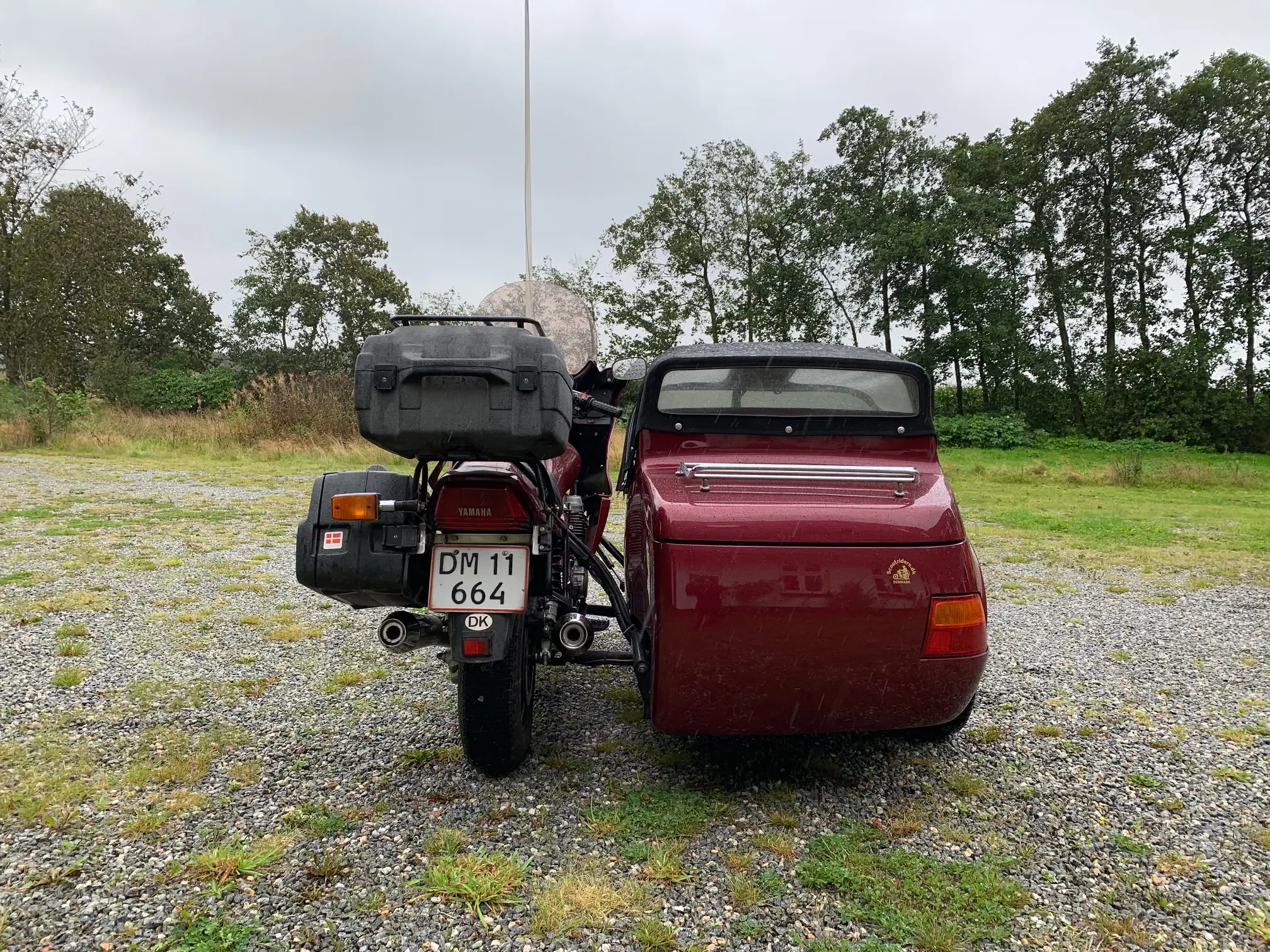 Yamaha XJ900 med EML GT2001 sidevogn