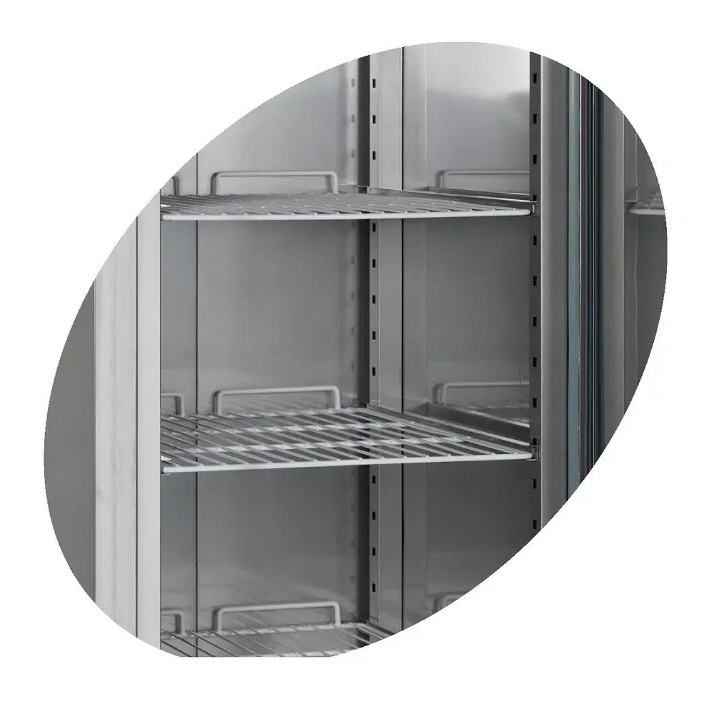 Rustfri køleskab GN2/1 – 1325 l – 208 kg