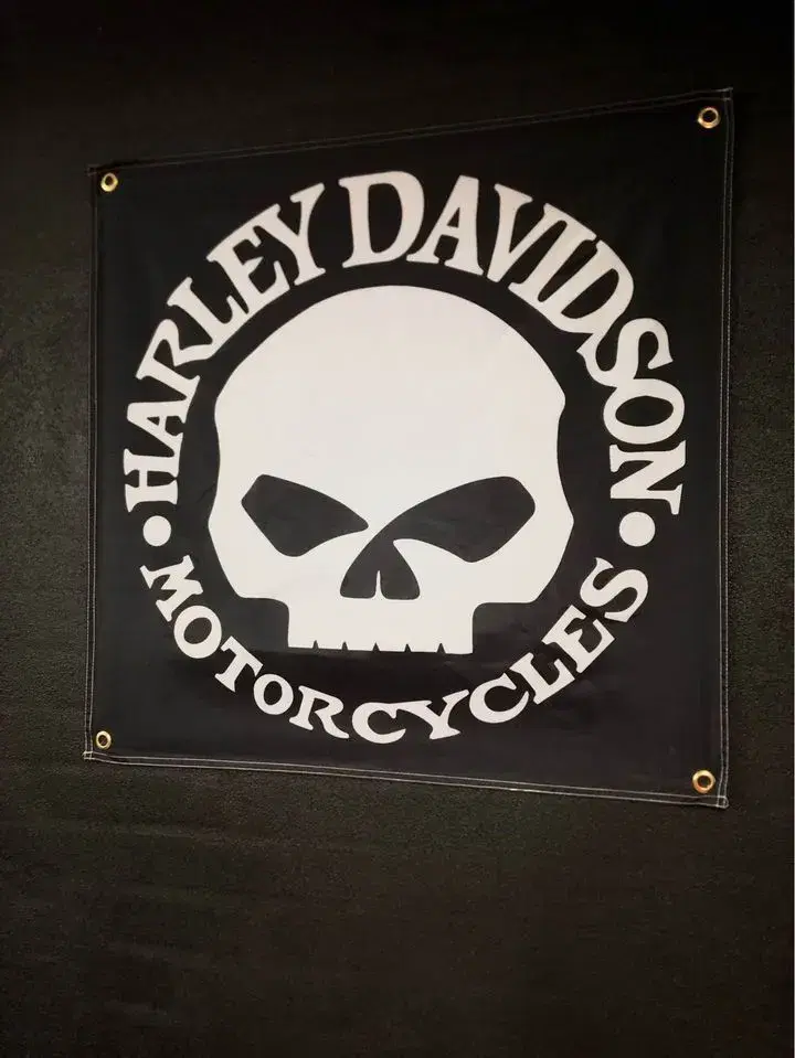 Flag: Harley-Davidson (Skull)