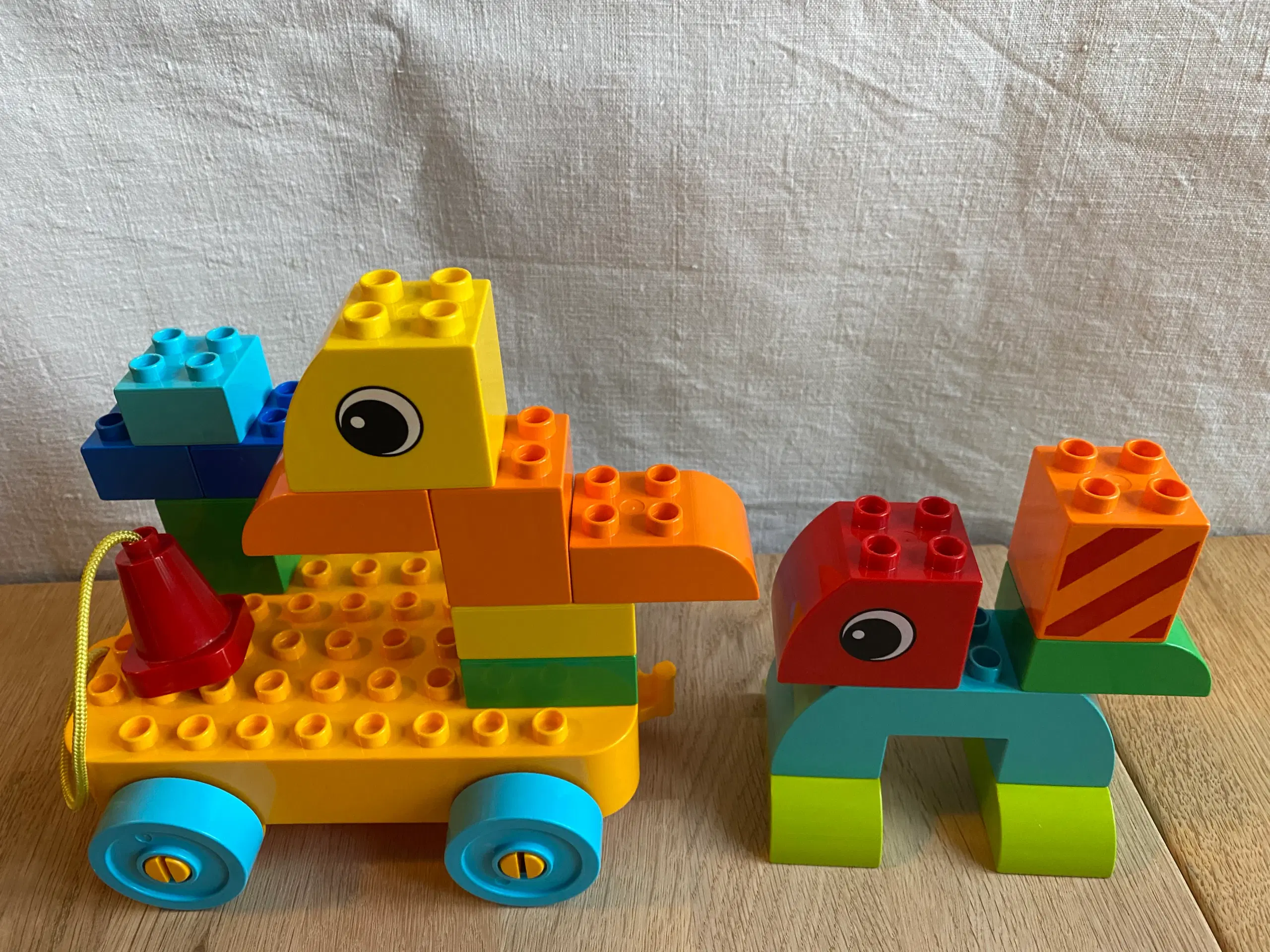 LEGO Duplo vogn med klodser