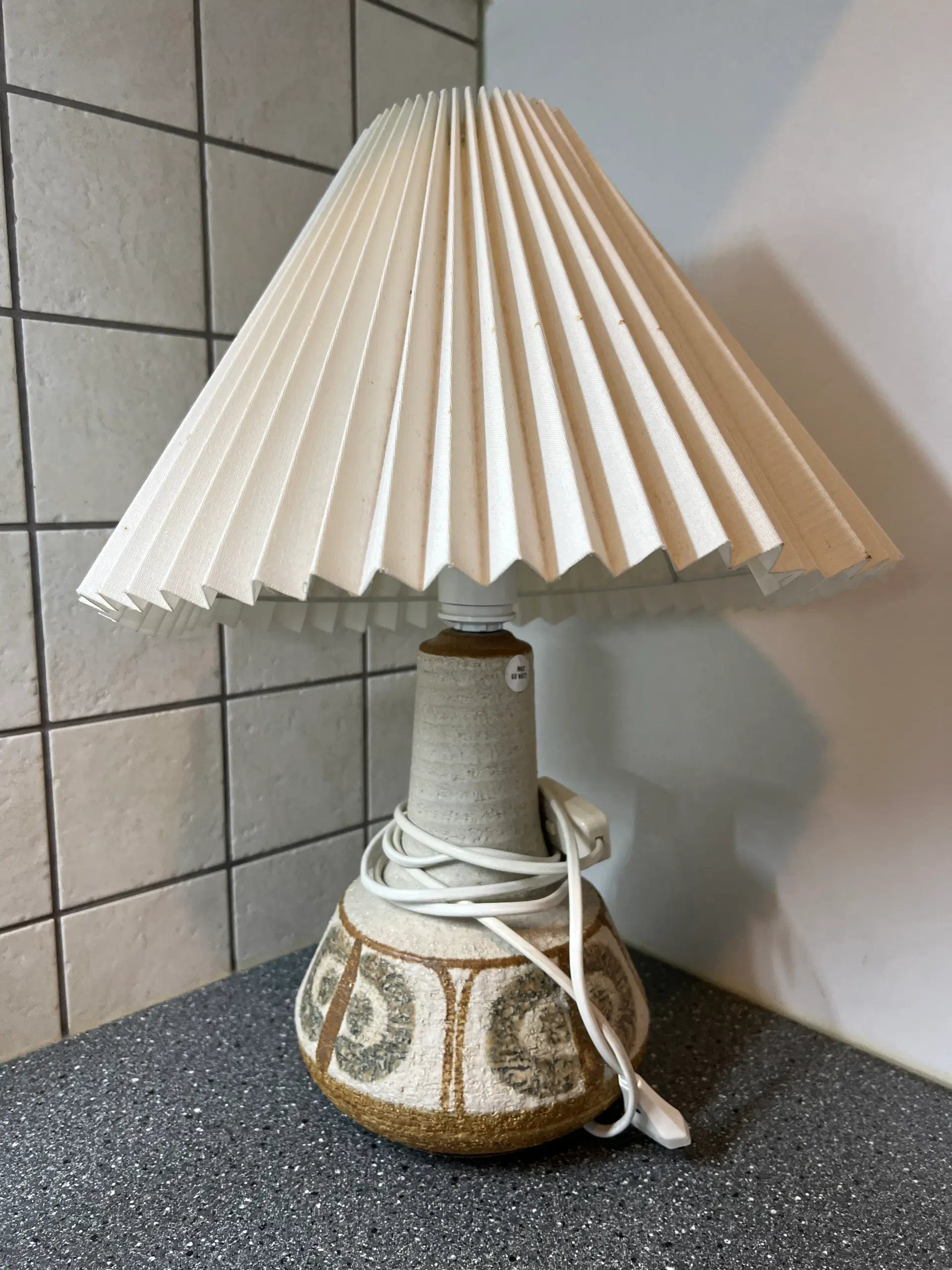 Søholm keramik bordlampe