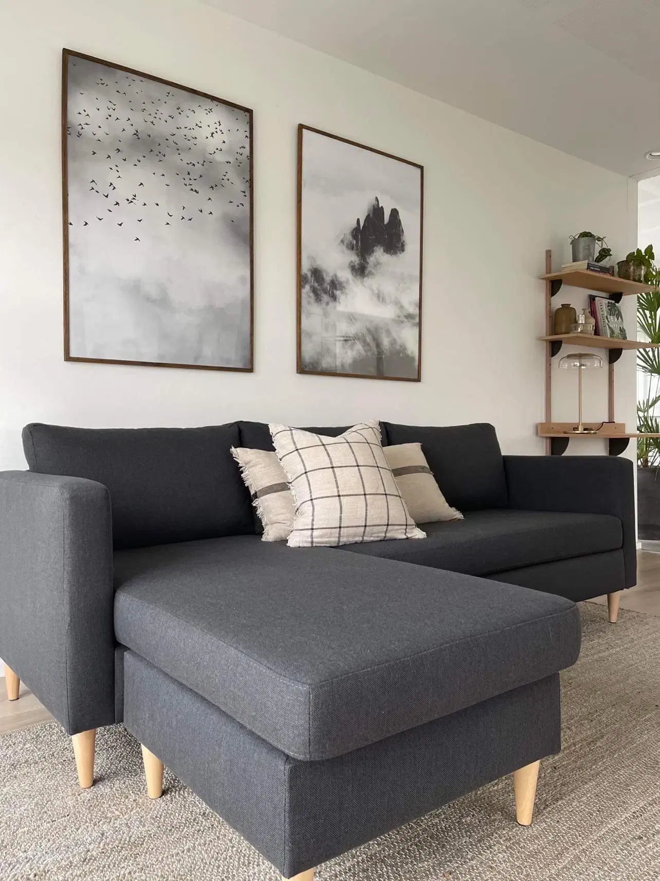 Ny sofa antrasitgrå