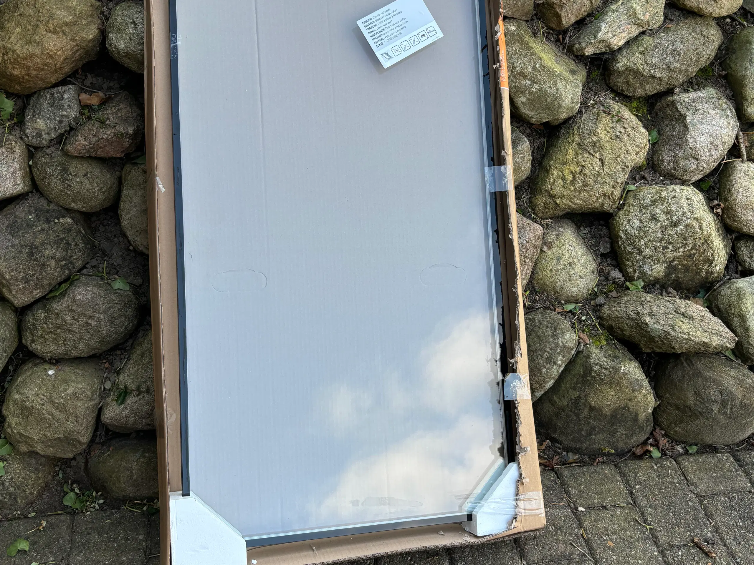 Velux ovenlysglasrude ny (fejlkøb)