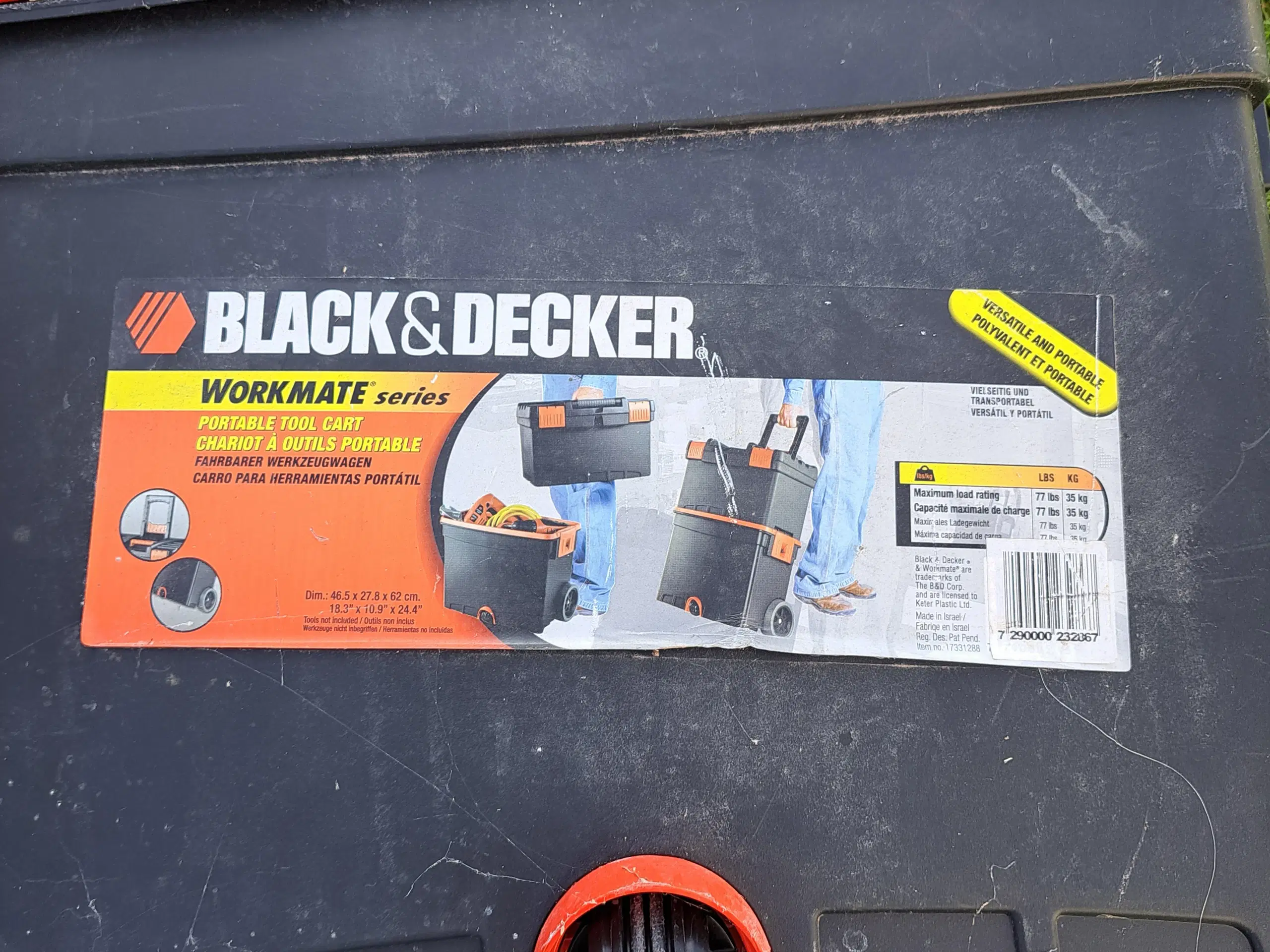 Ny Black/Decker Værkstedsvogn