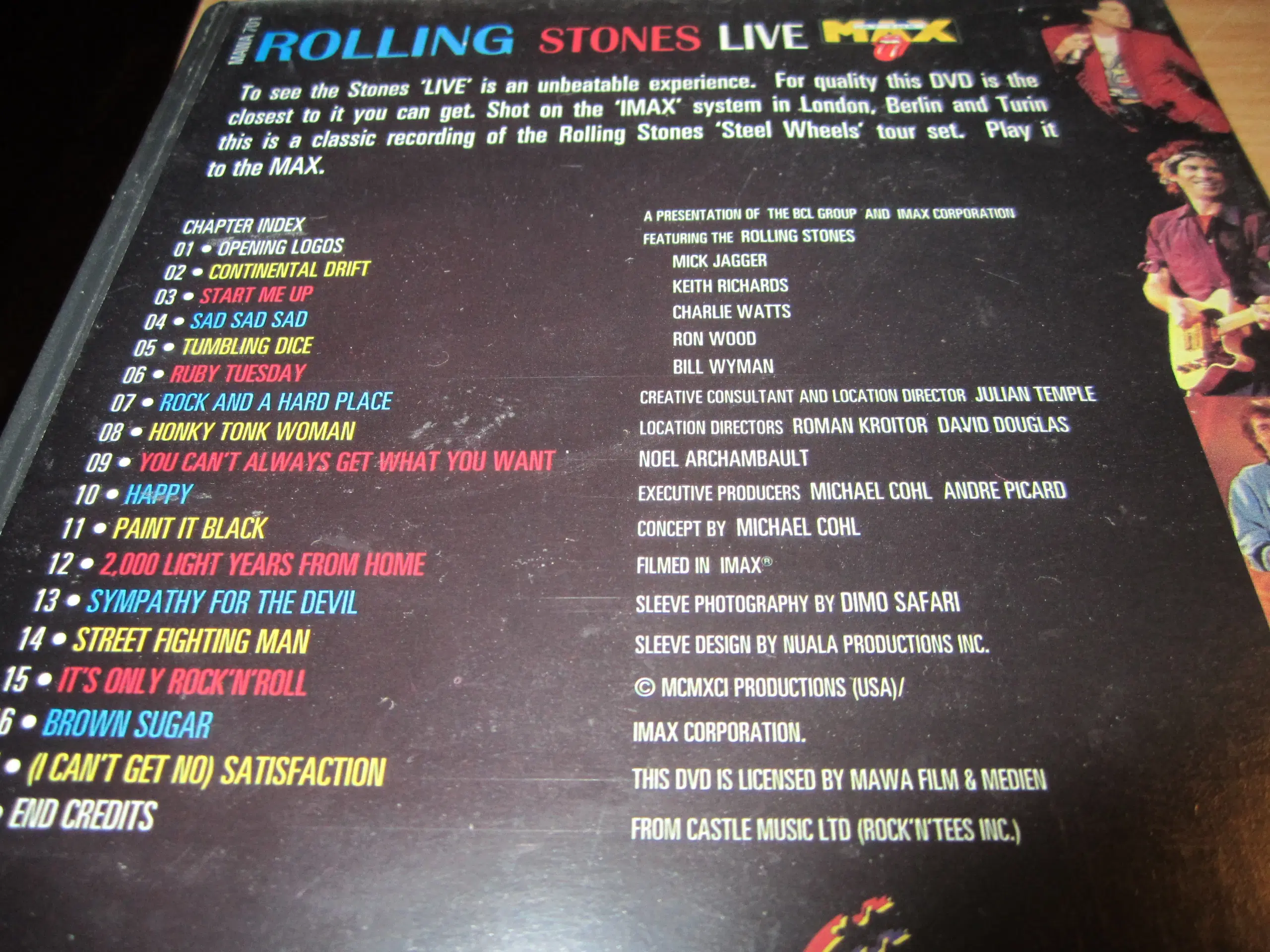 ROLLING STONES Live Dvd