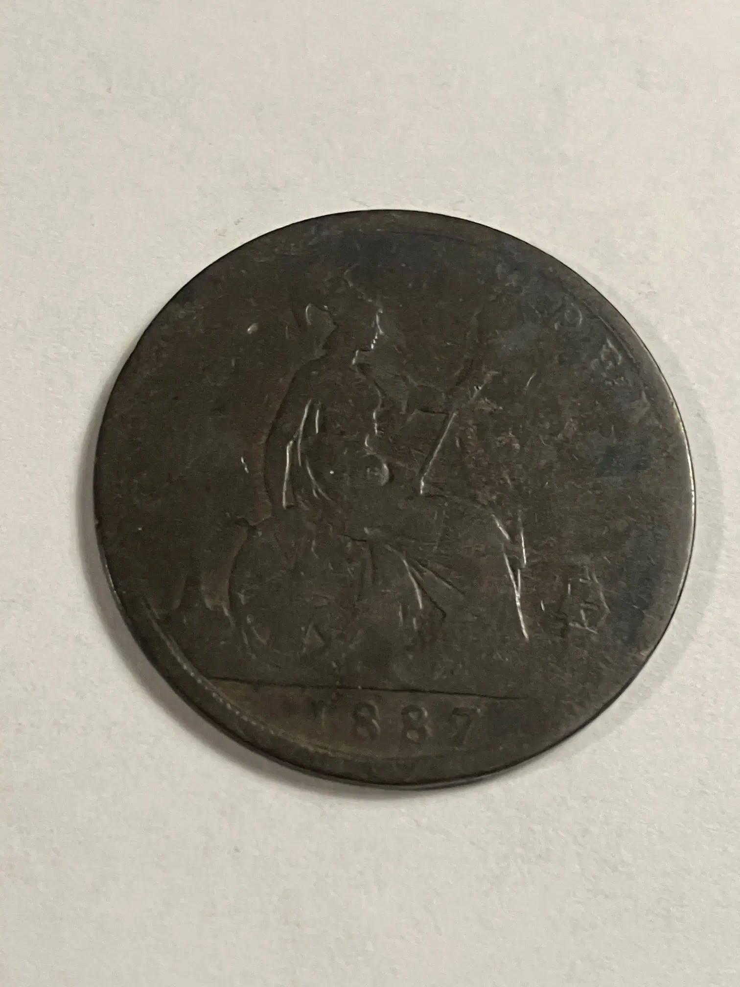 One Penny 1887 England