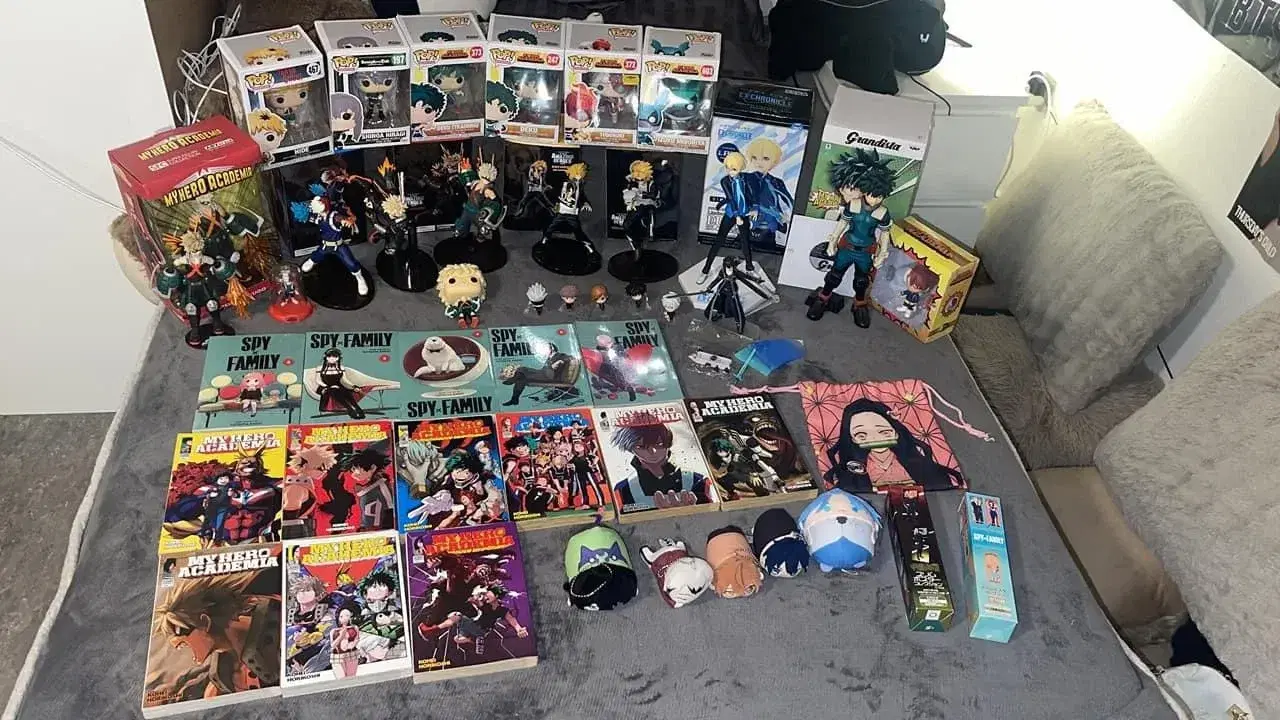 Anime figure og manga