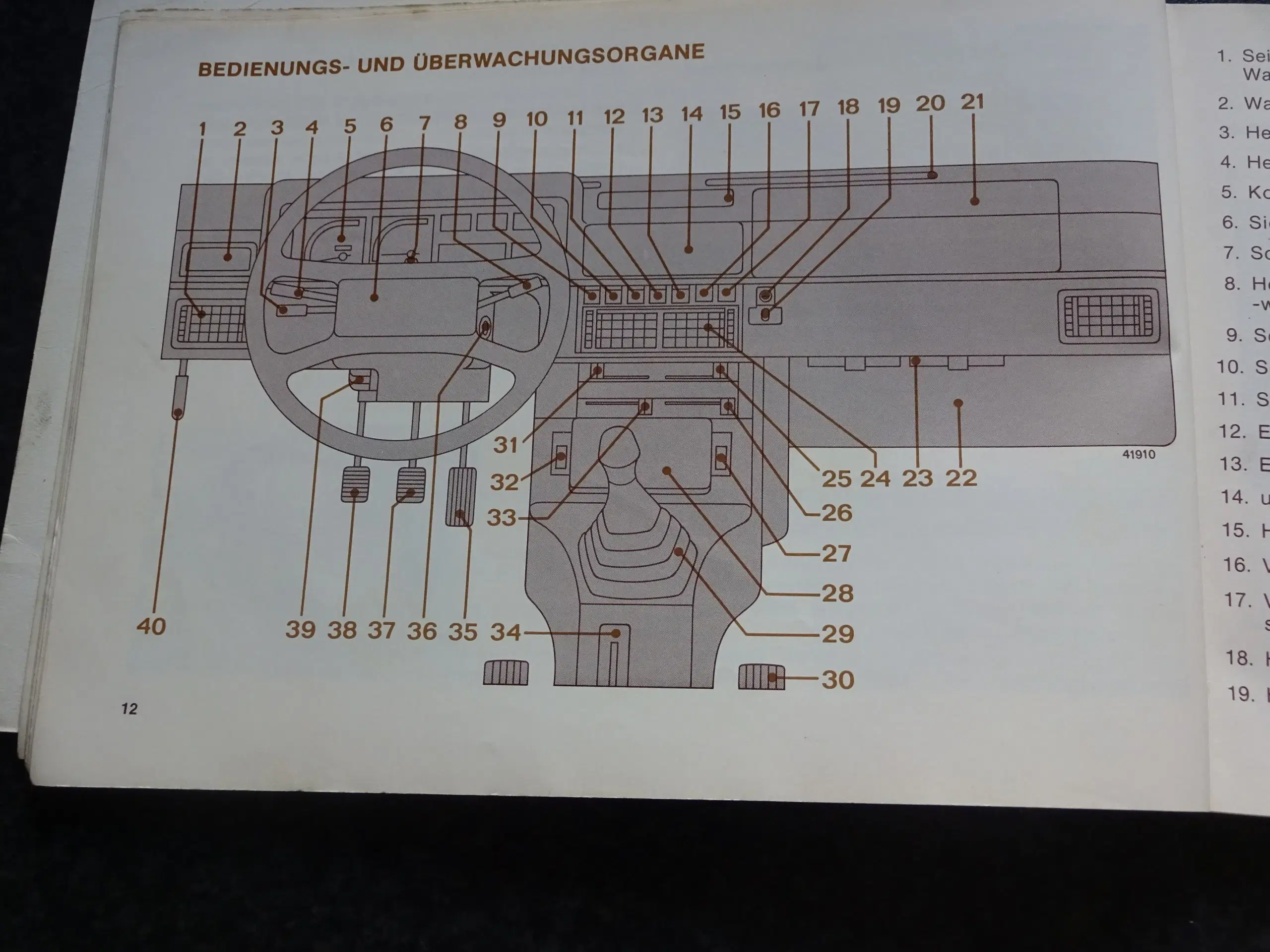 FIAT Argenta instruktions manual