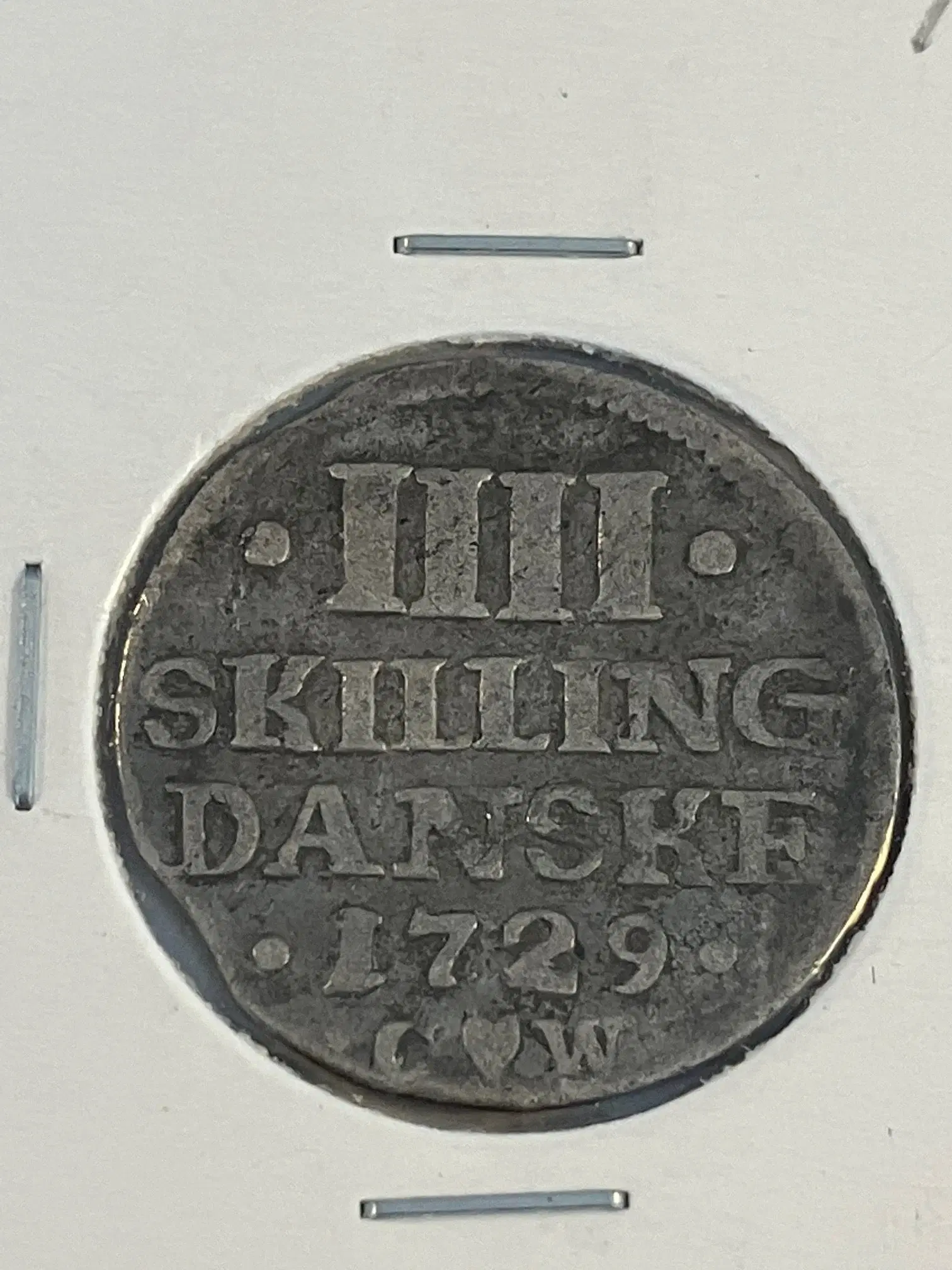 4 Skilling 1729 Danmark