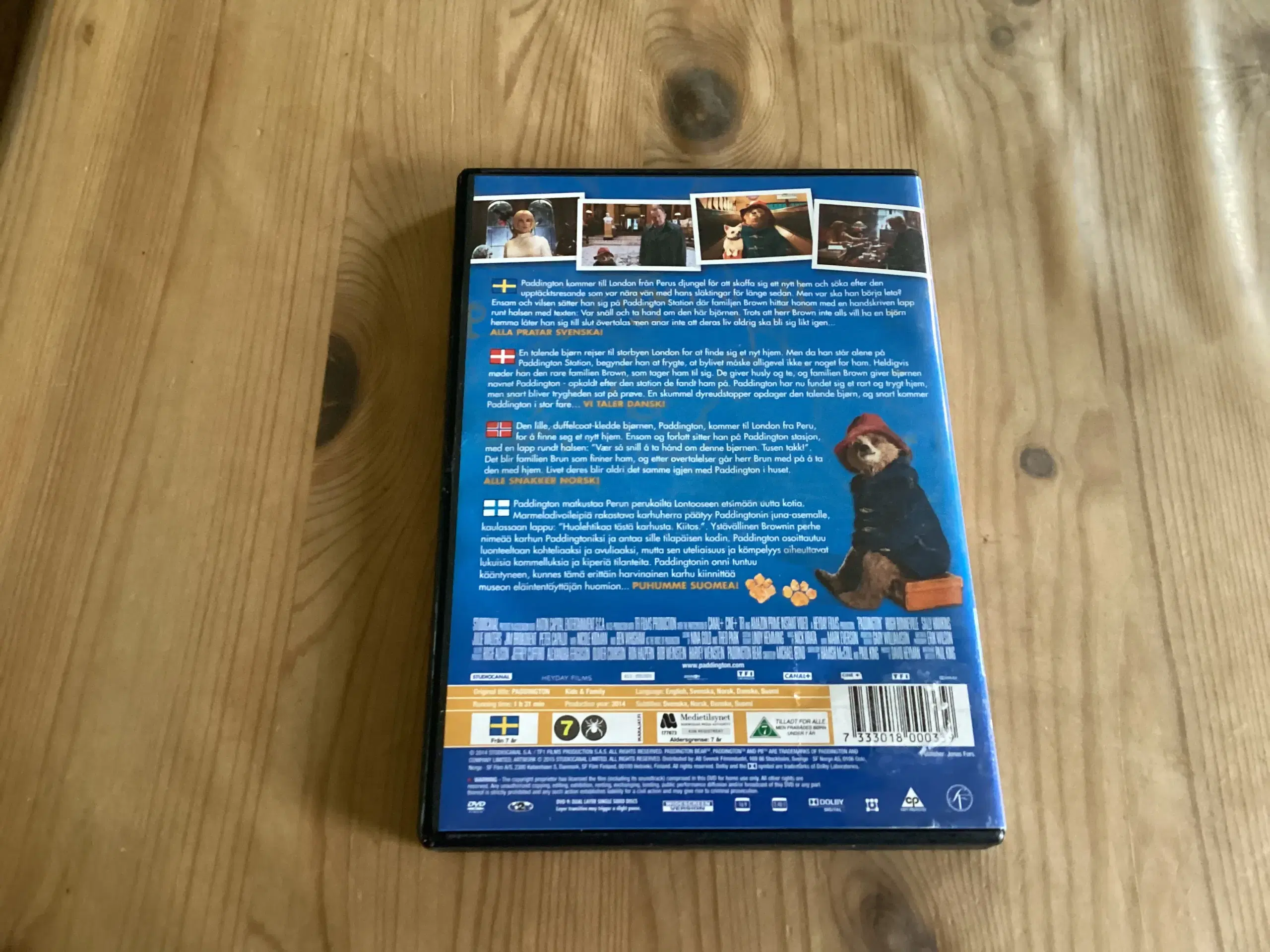 Paddington Bøger Dvd Bamse Spil