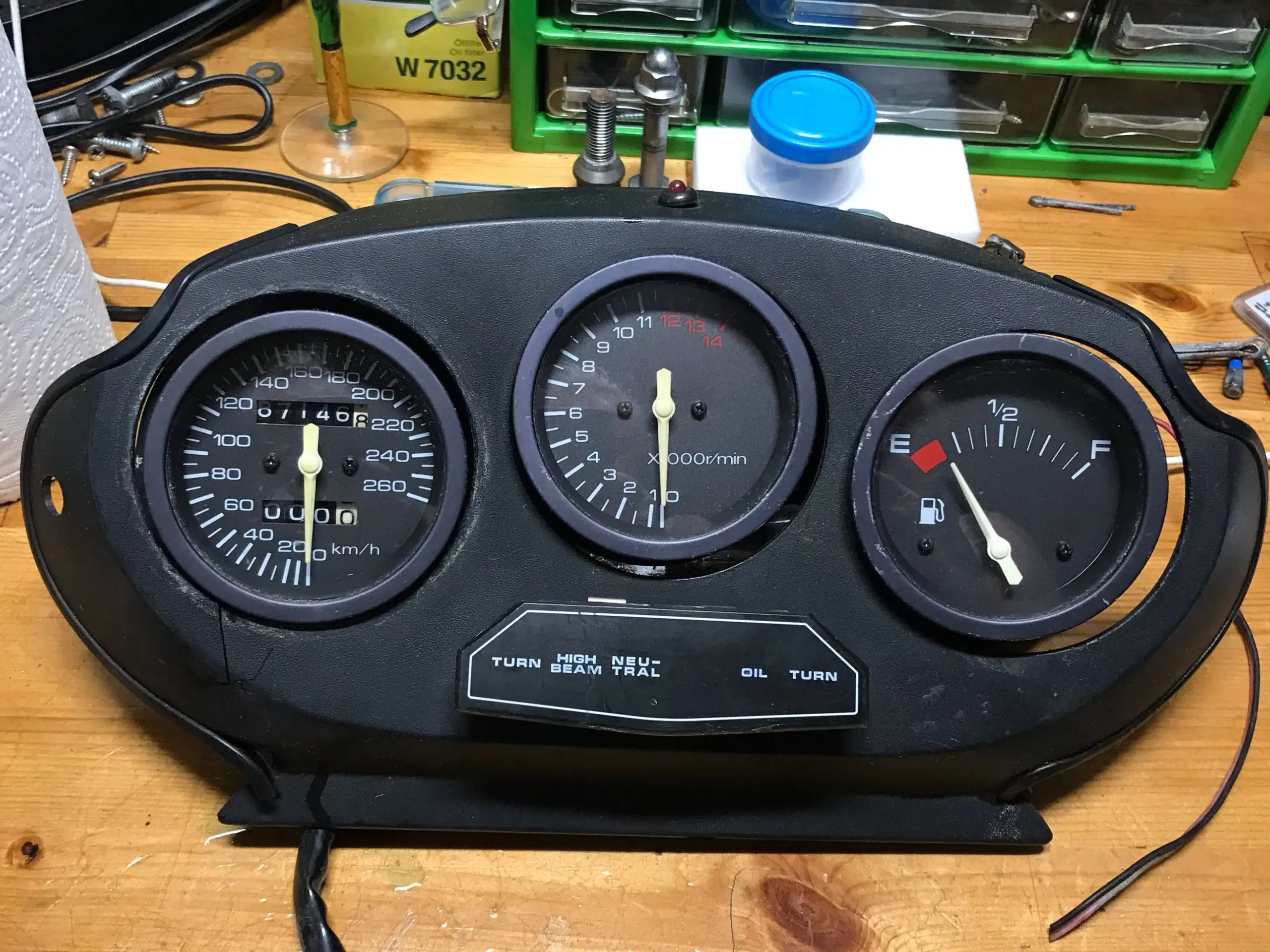 Suzuki Gsx vintage speedometer