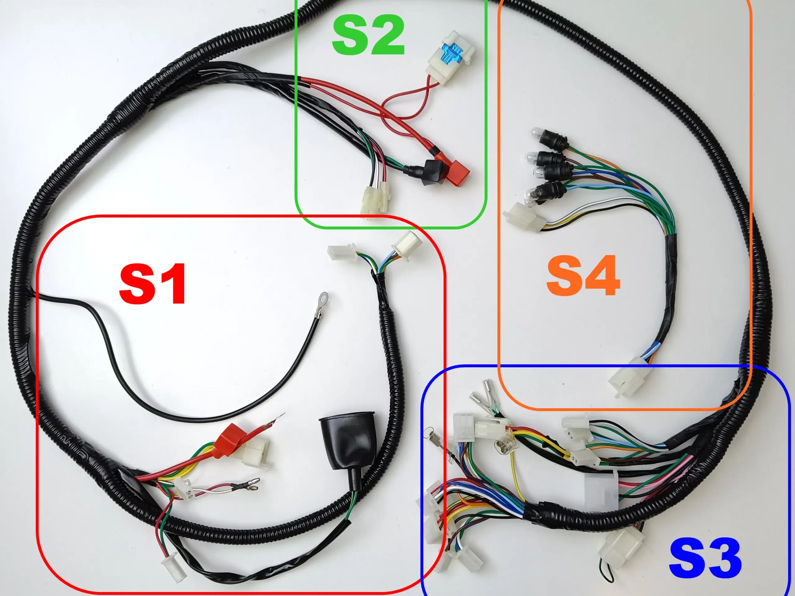 NY! Ledningsnet komplet til scootere