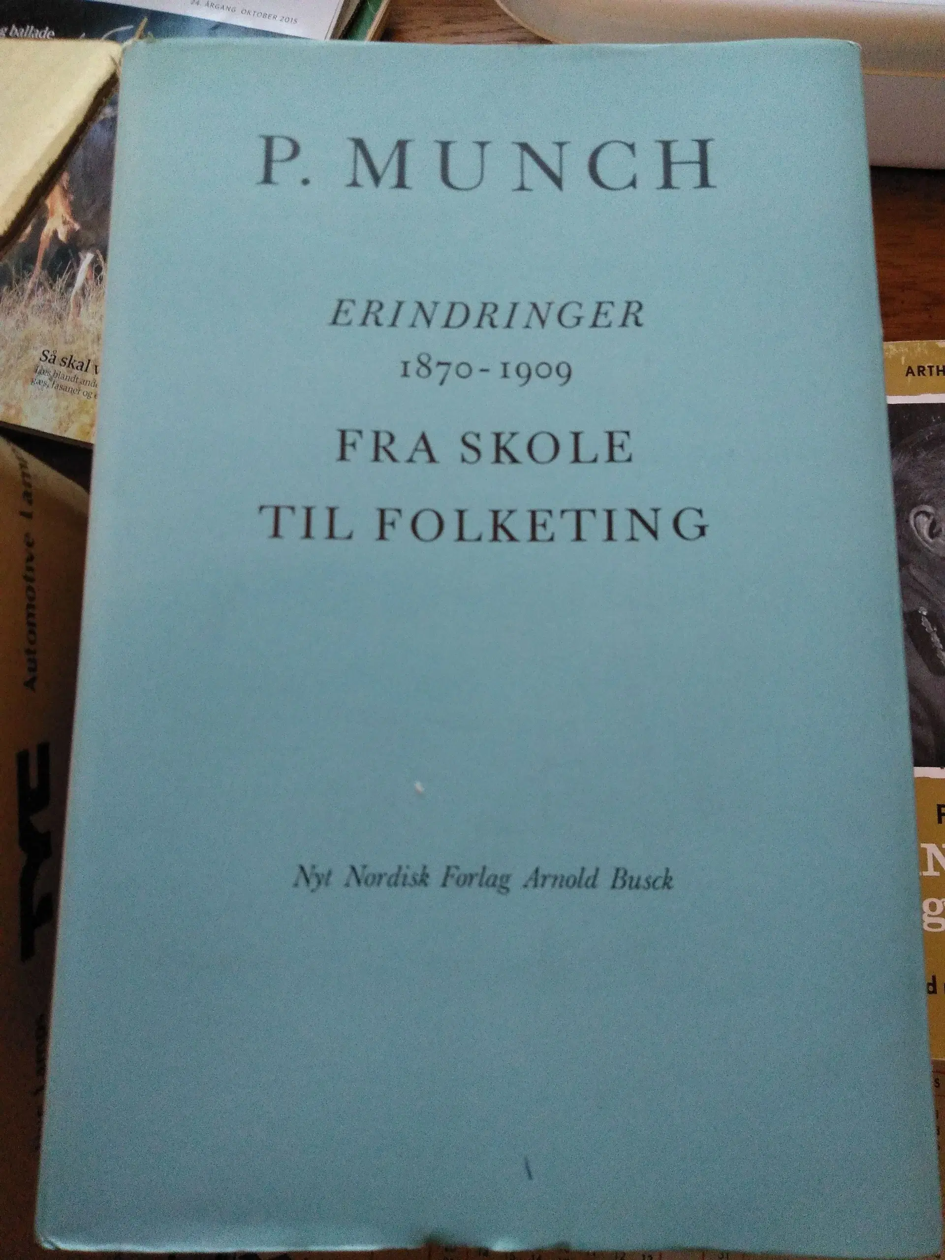 P Munch erindringer