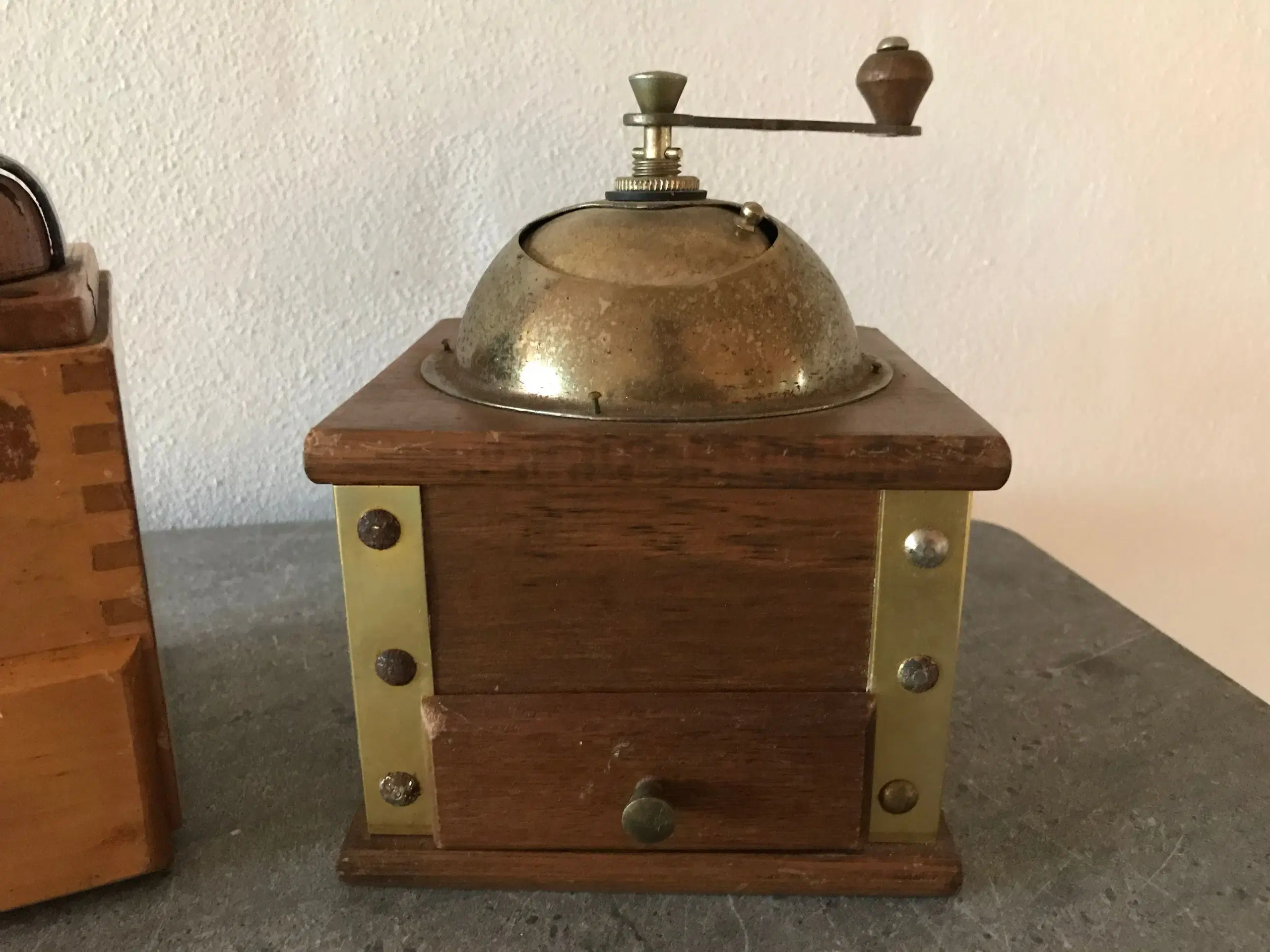 2 stk vintage kaffemøller