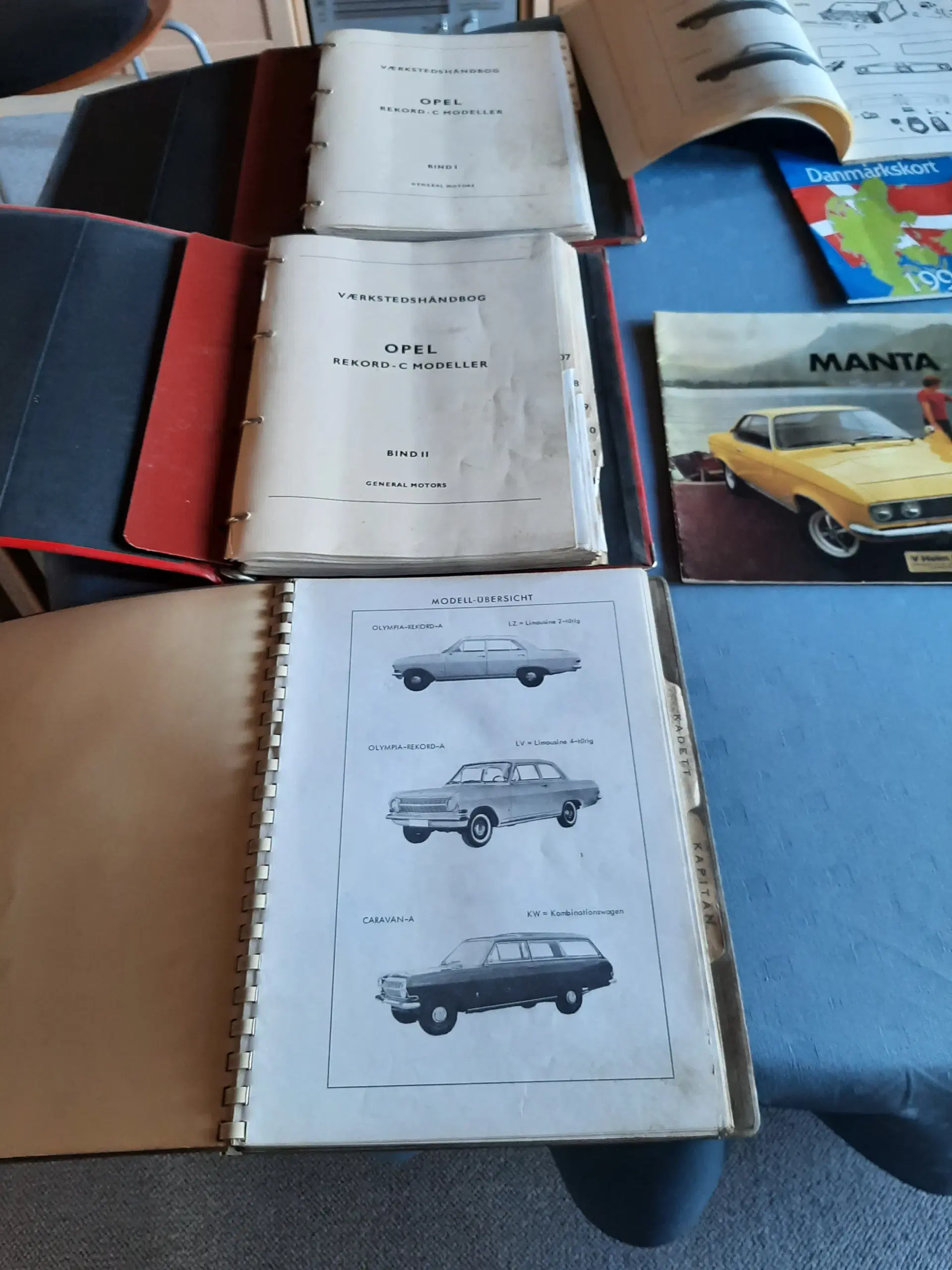 OPEL  brochure og reservedele katalog