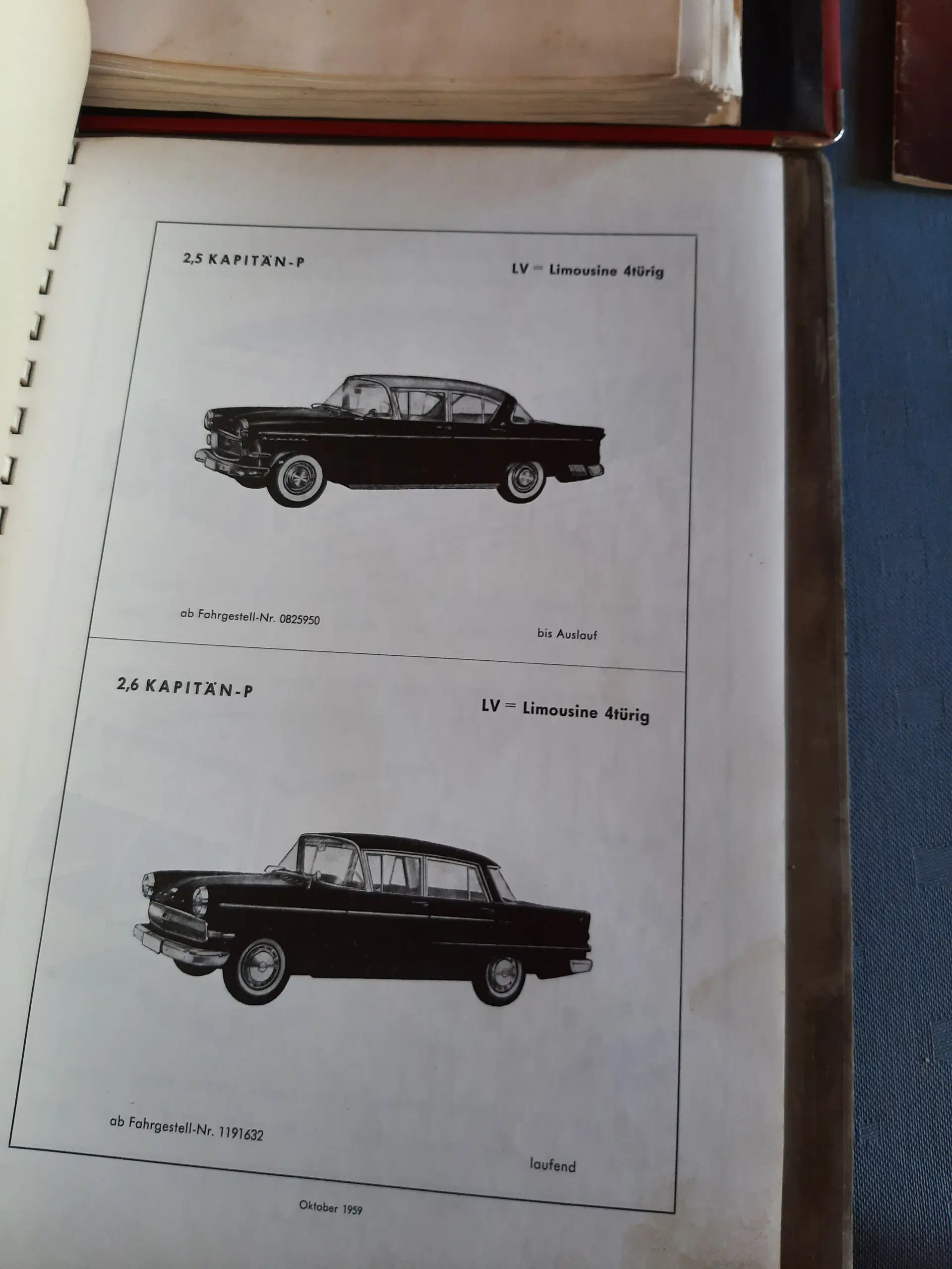 OPEL  brochure og reservedele katalog