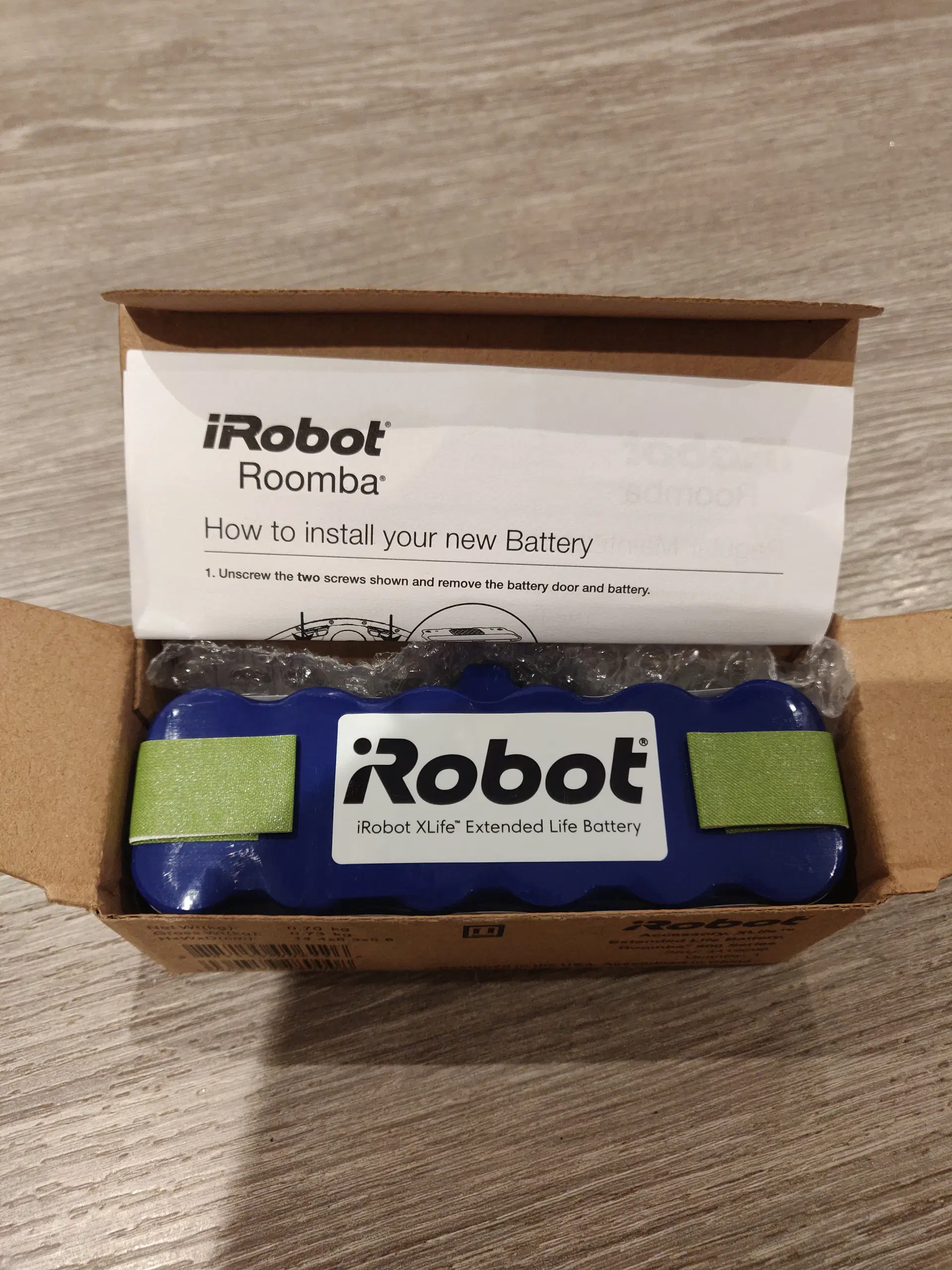 iRobot Xlife batteri NYT