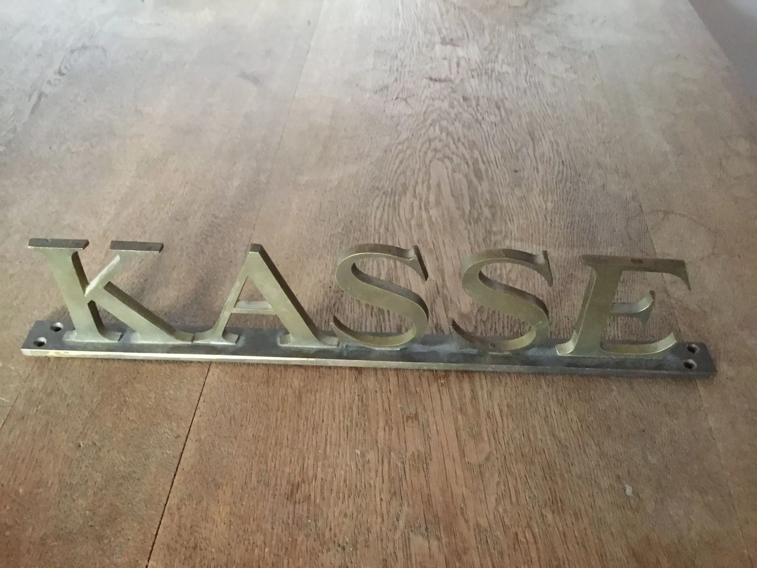 Kasse Skilt  34 cm