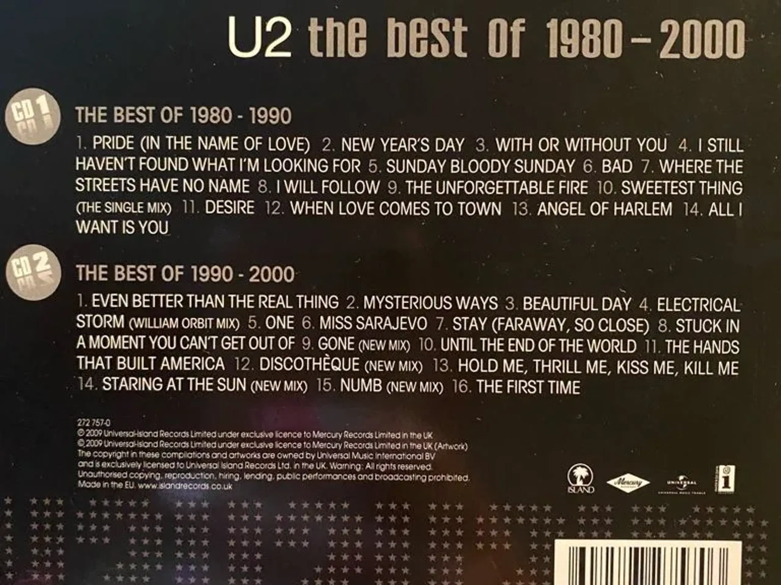 U2 - The best of 1980-2000