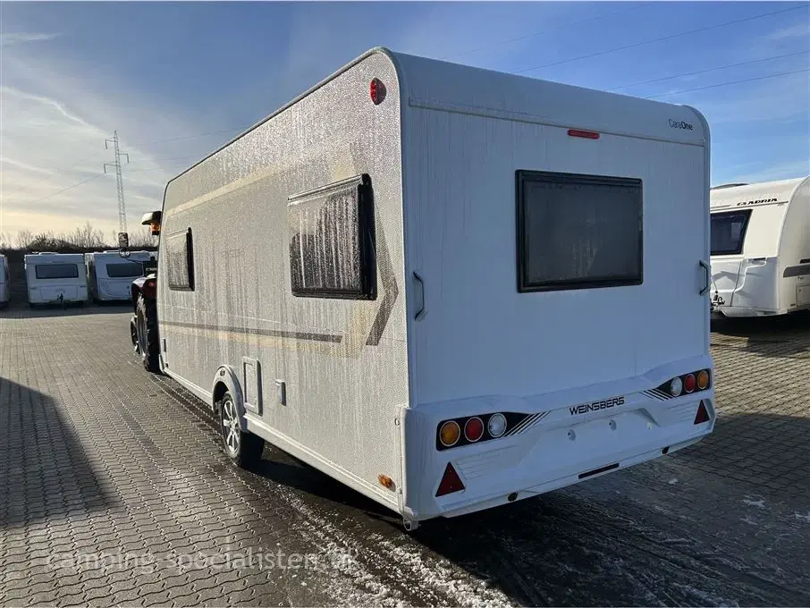 2023 - Weinsberg CaraOne 480 EU DK Edition   Weinsberg CaraOne  DK Edition - Enkeltsenge - 480 EU model 2023 kan snart ses hos Camping-Specialisten i Silkeborg