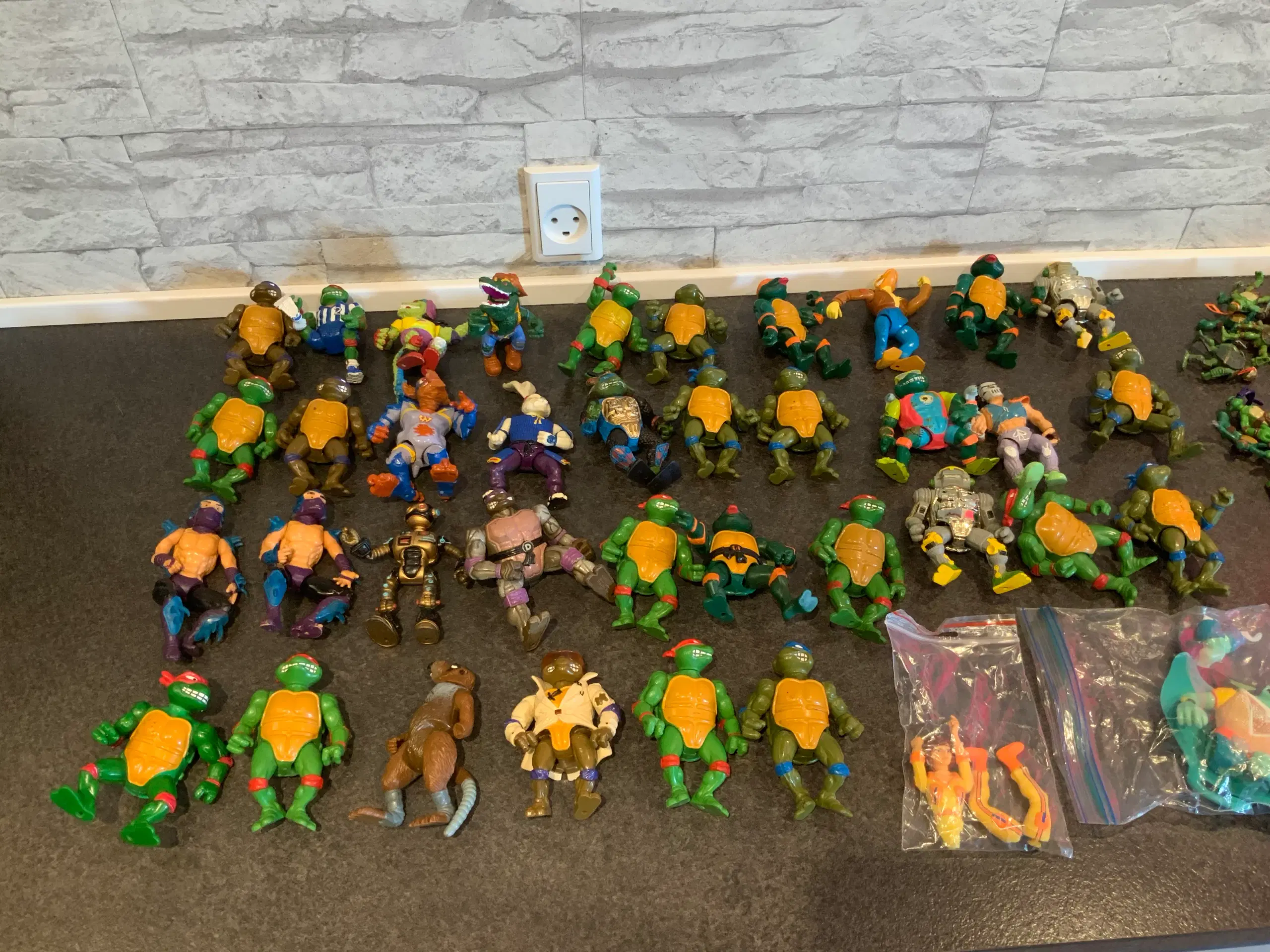 Vintage tmnt figurer mm