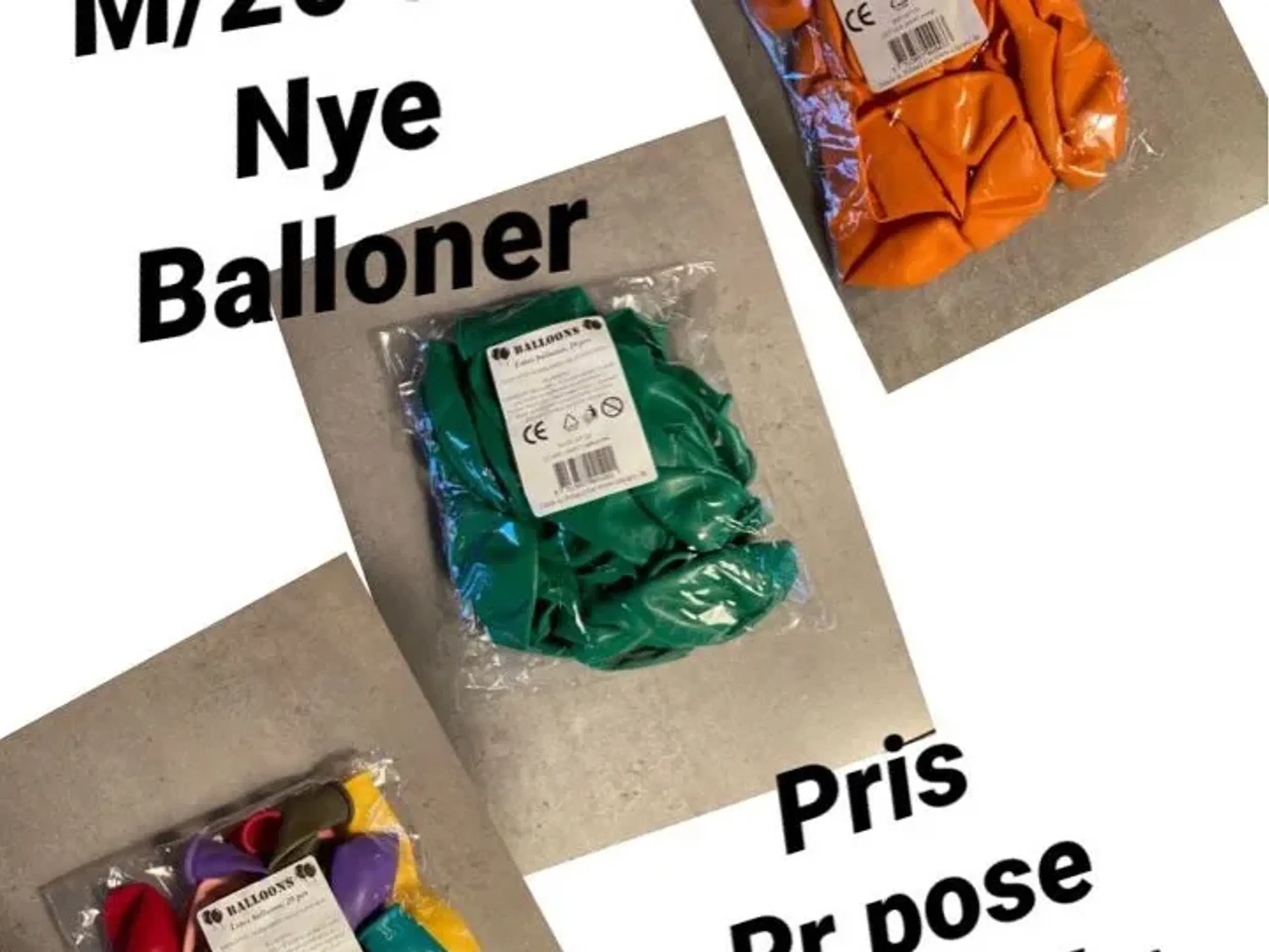 1 pose m/20stk balloner