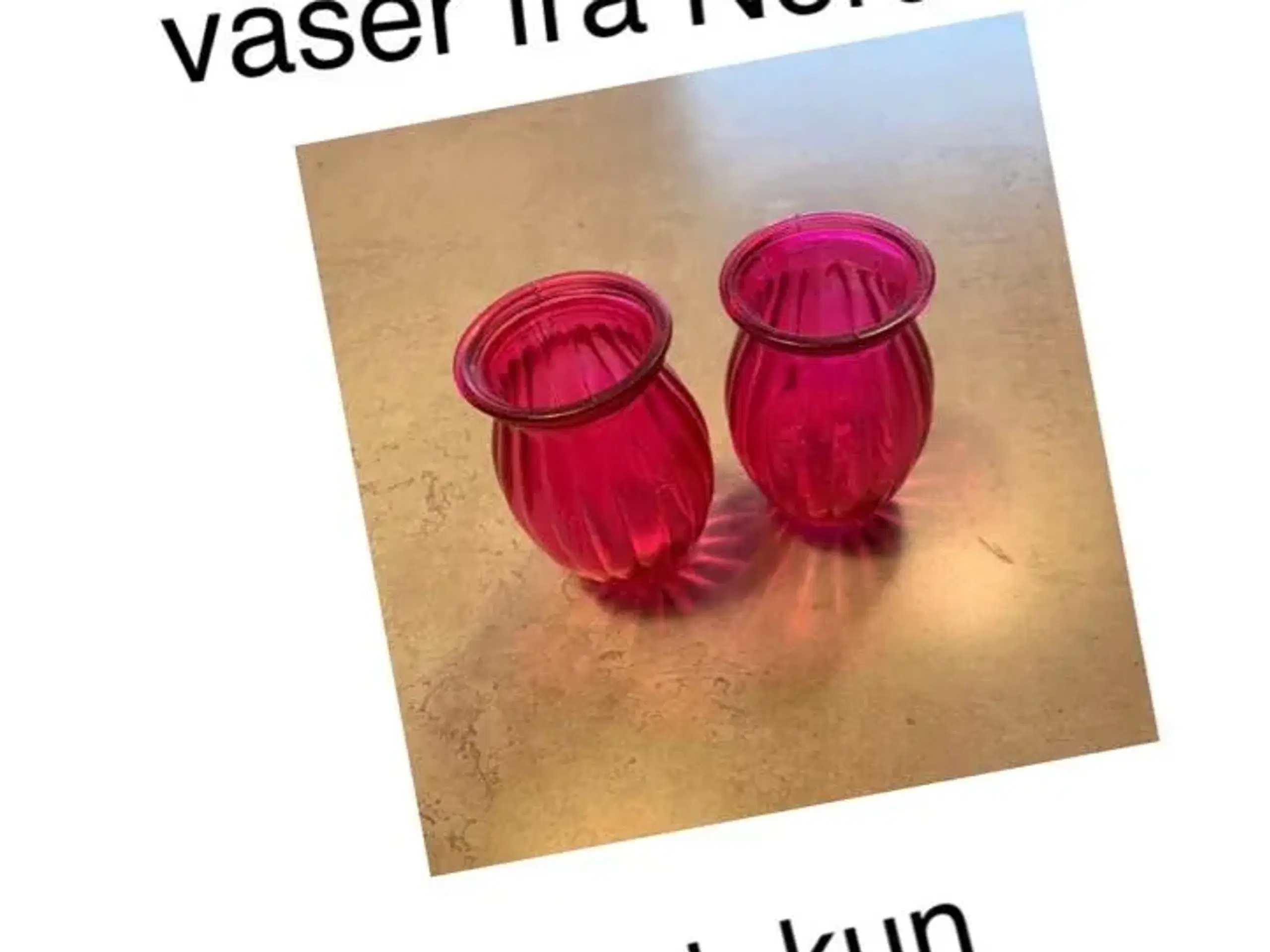 2 stk nye flotte vaser