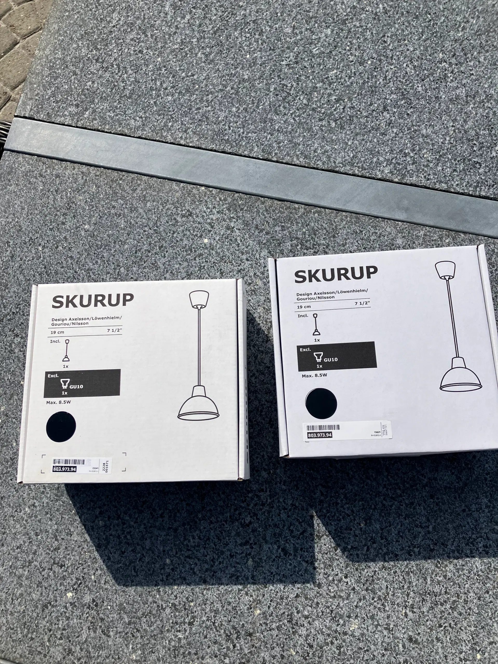 2 Stk Ikea Skurup loft lampe