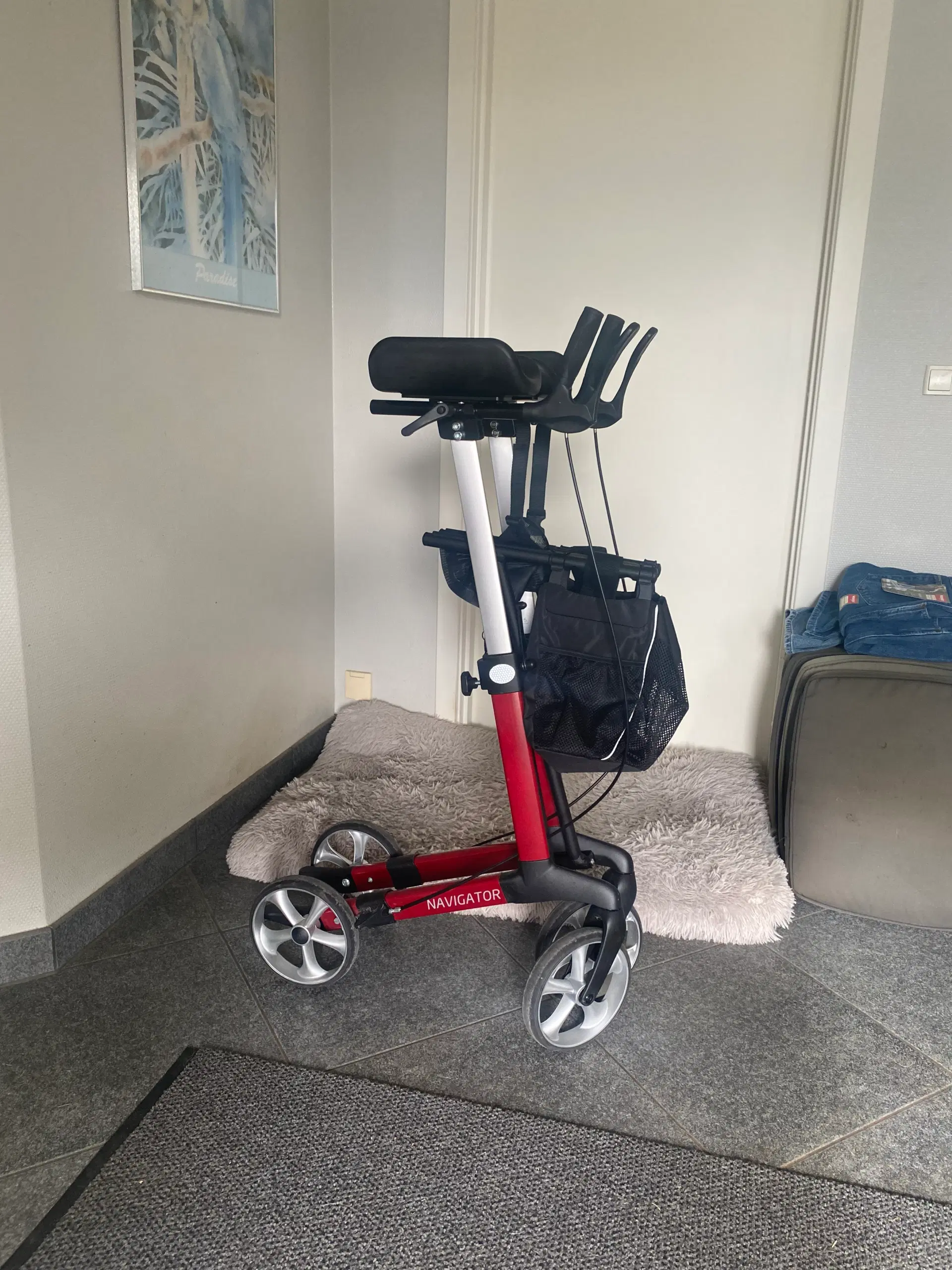 Rollator med  Underarms støtte