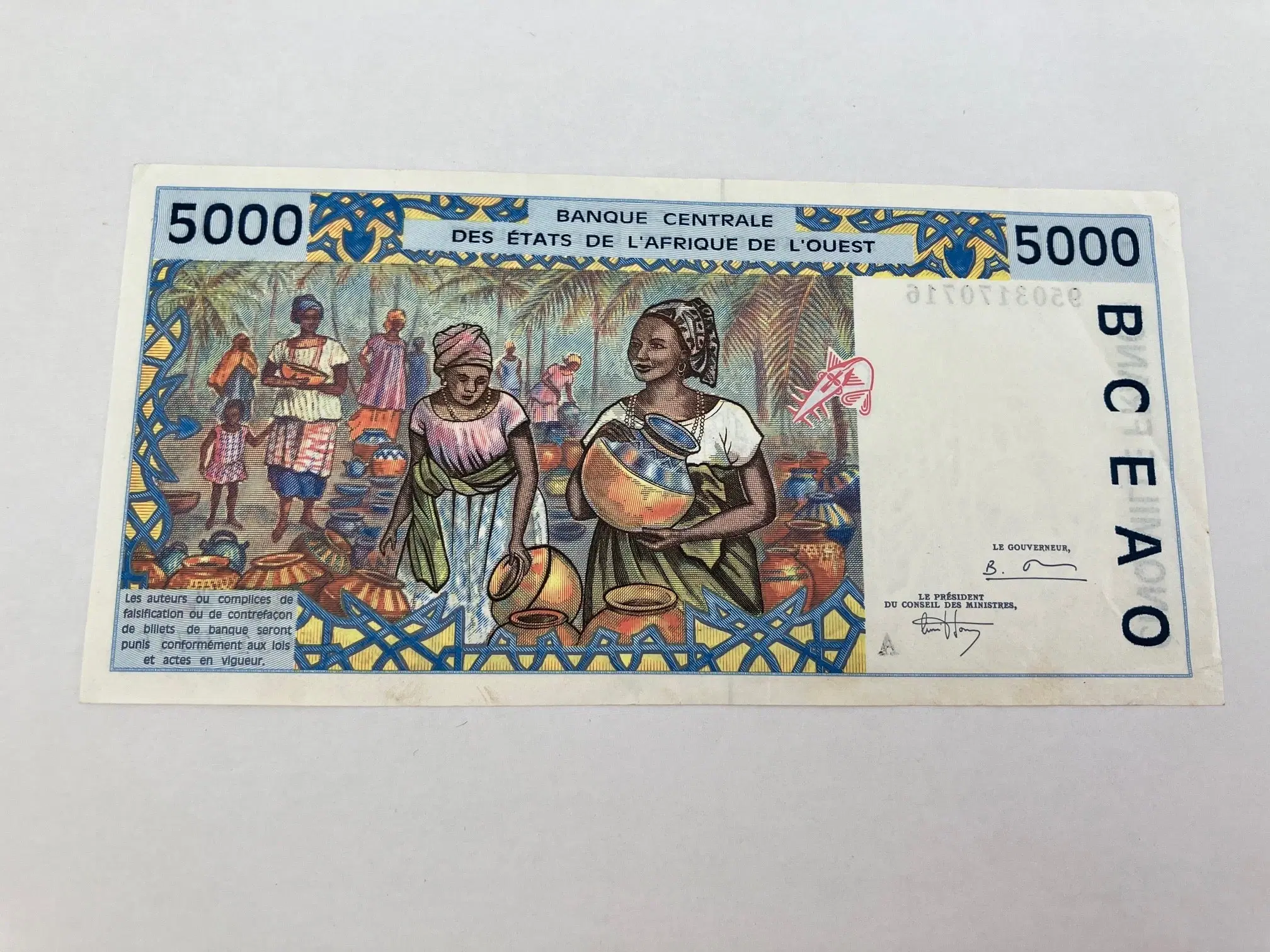 5000 Francs West Africa