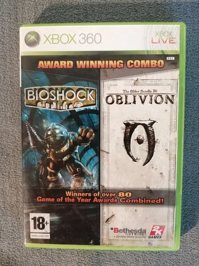 Bioshock/ The Elder Scrolls Oblivion