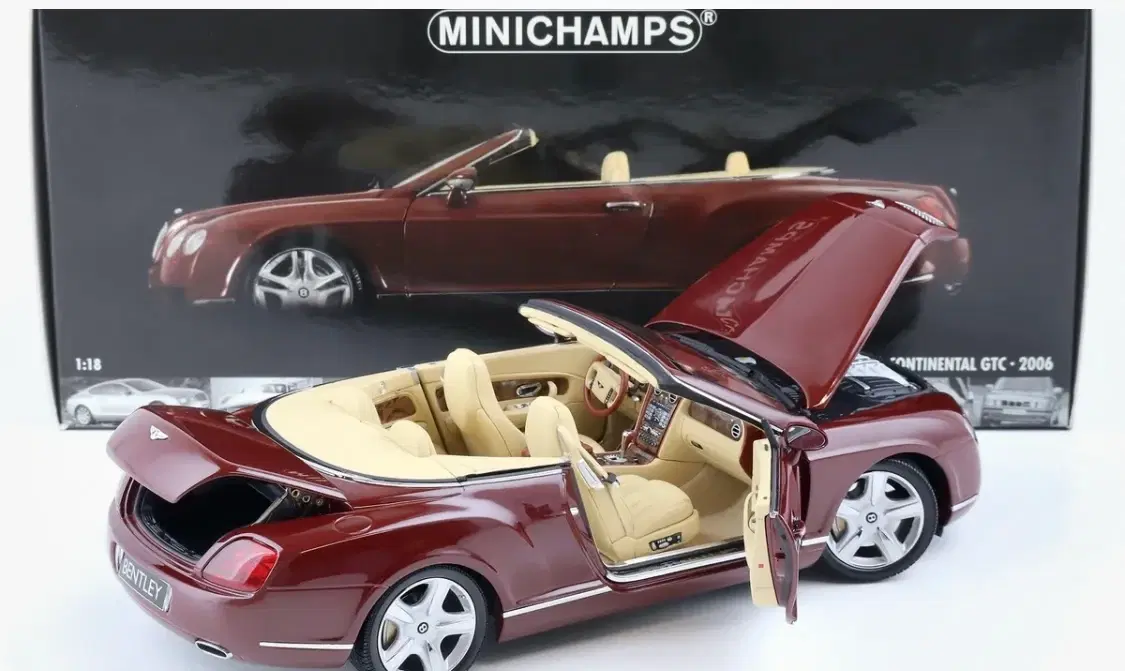 1:18 Bentley Continental GTC 2006 Convertible