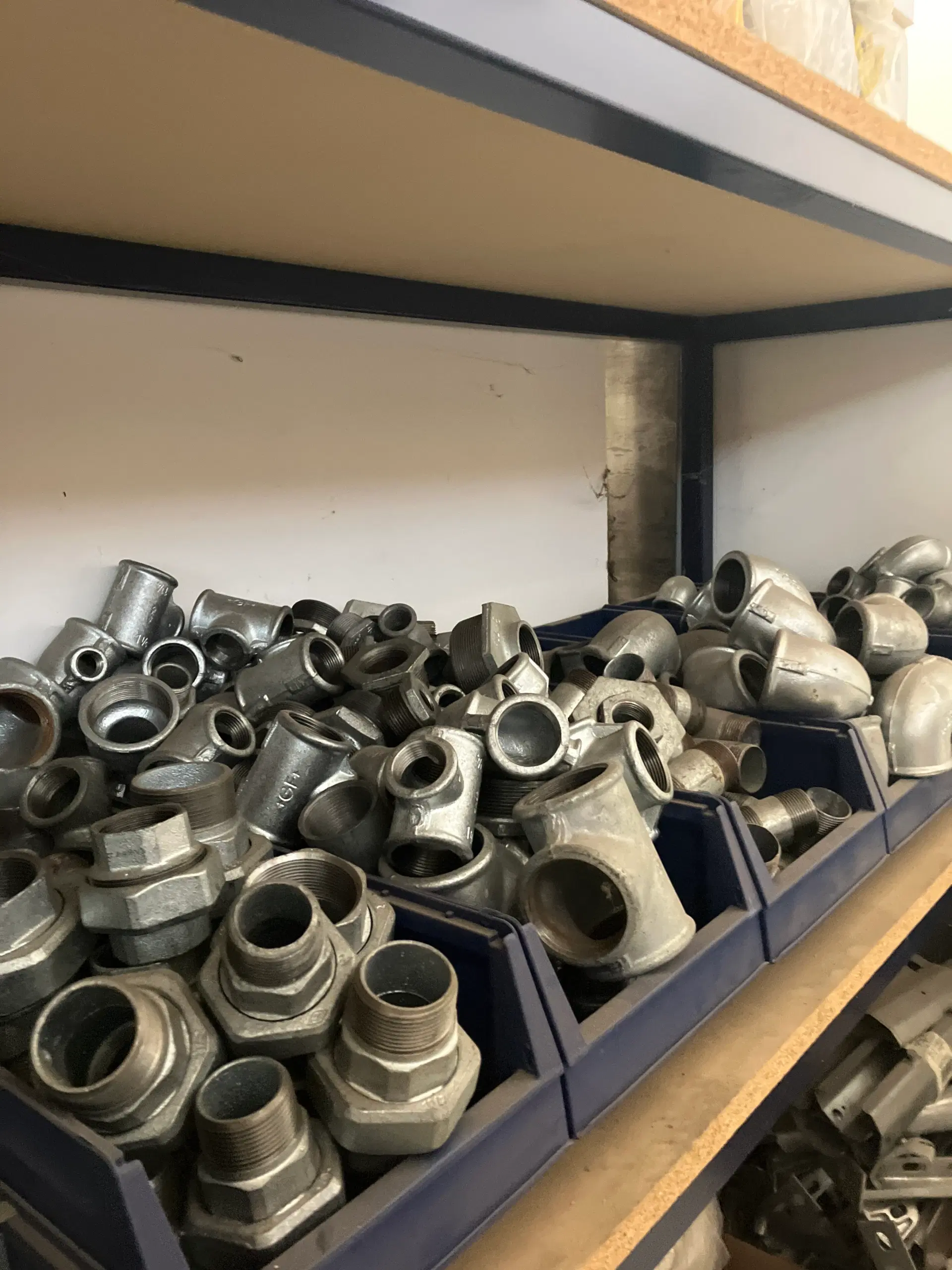 Galvaniseret gevind fittings