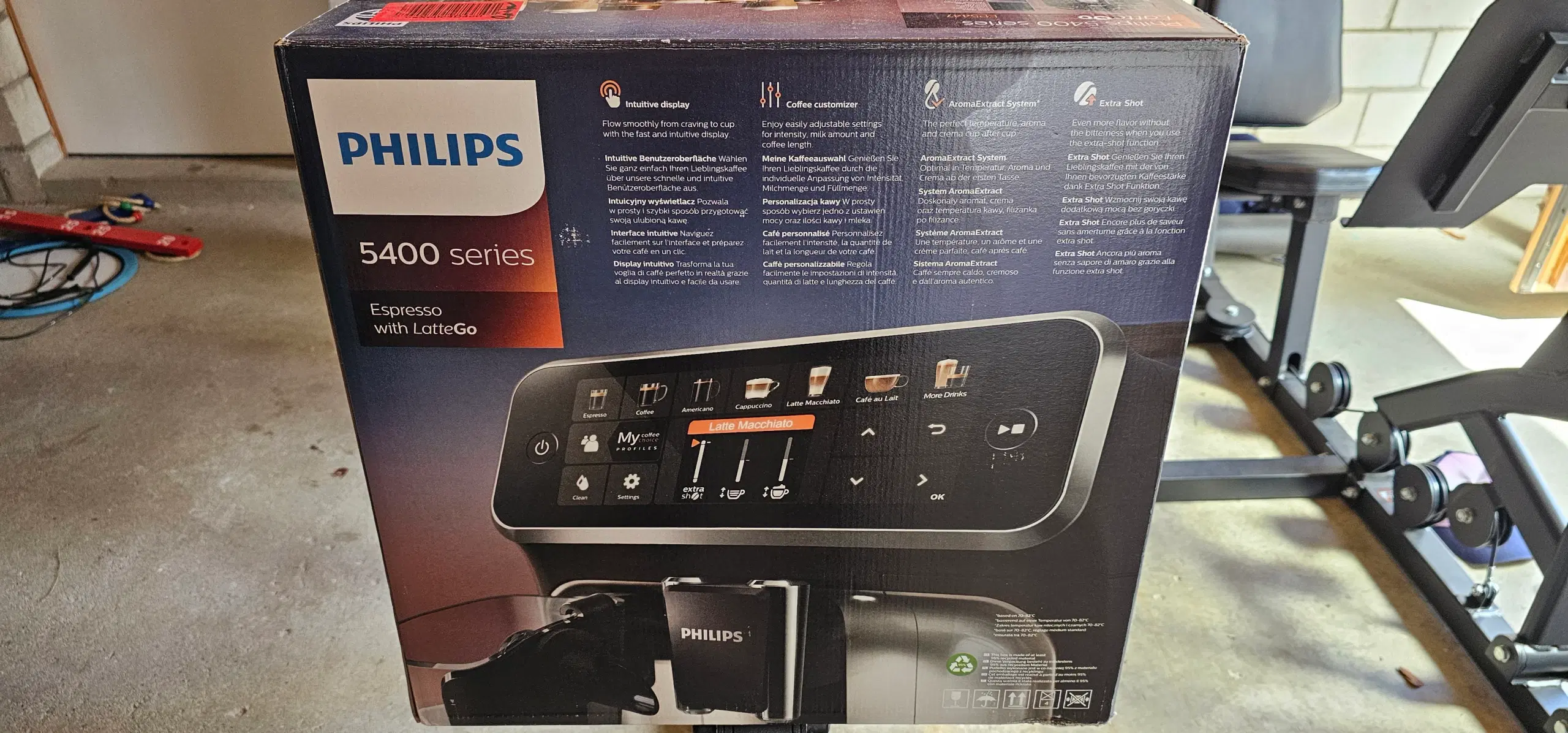 Phillips serie 5400 Kaffeautomat