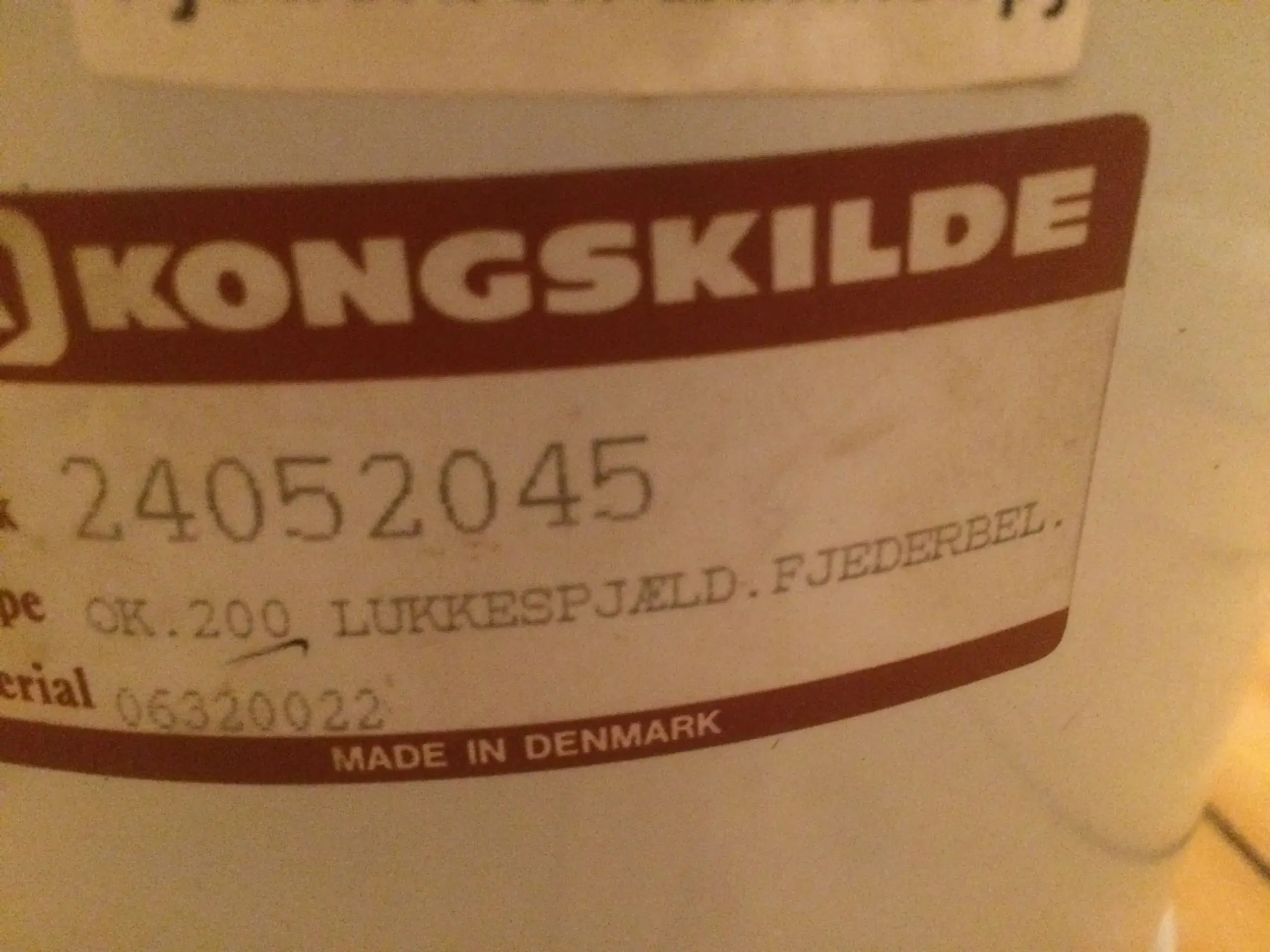 Kongskilde lukkespjæld