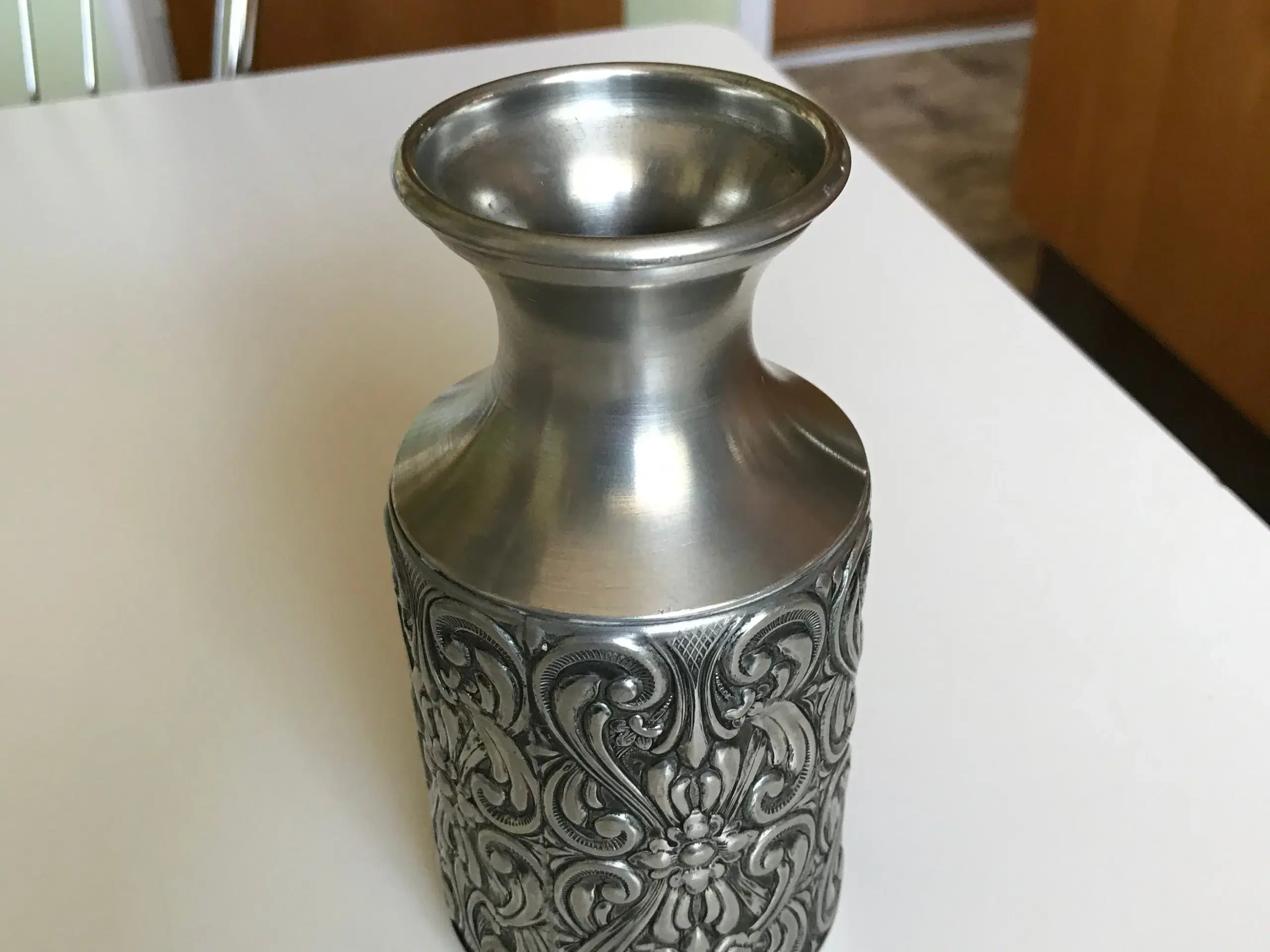 Tin vase