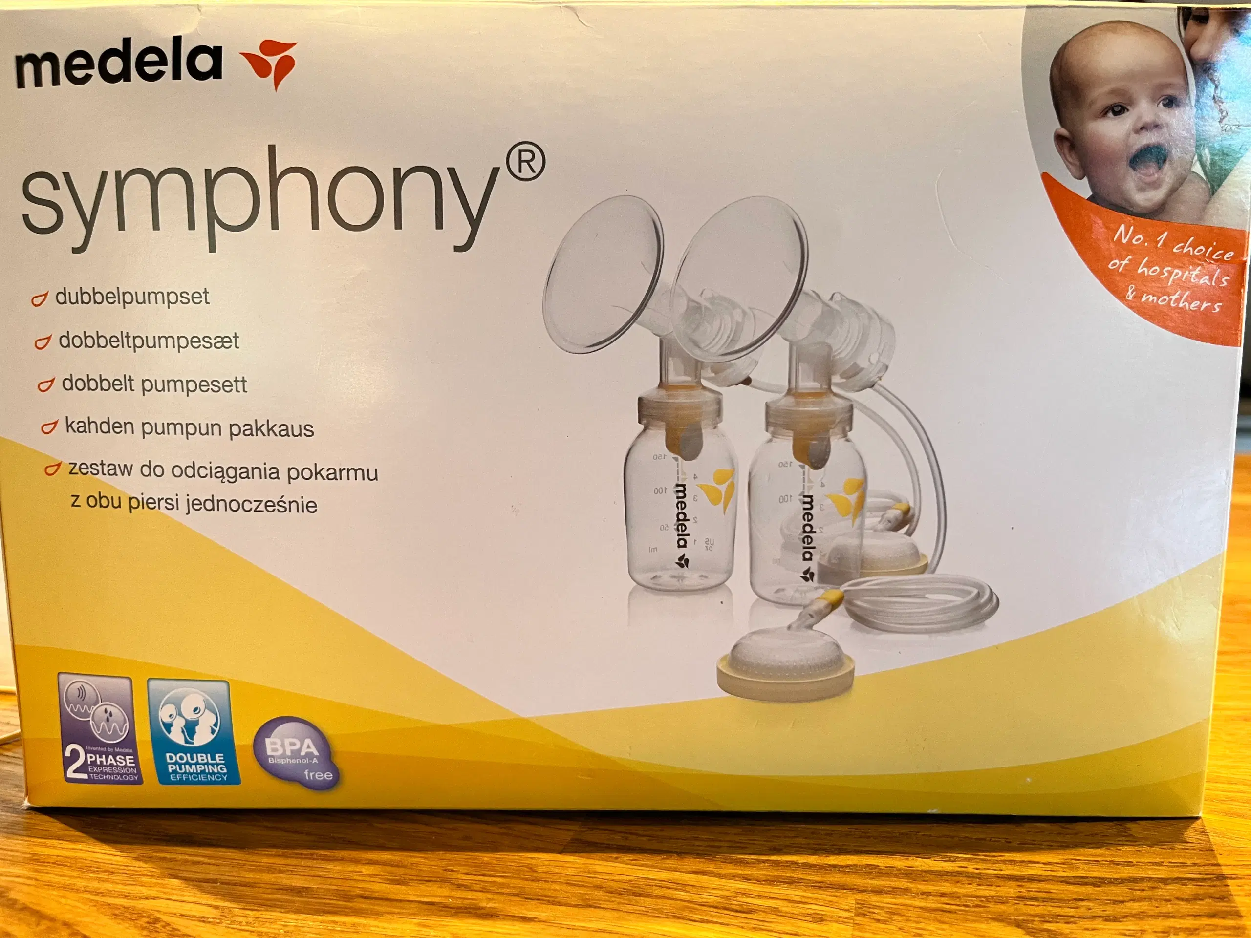 Medela Symphony dobbelt pumpesæt