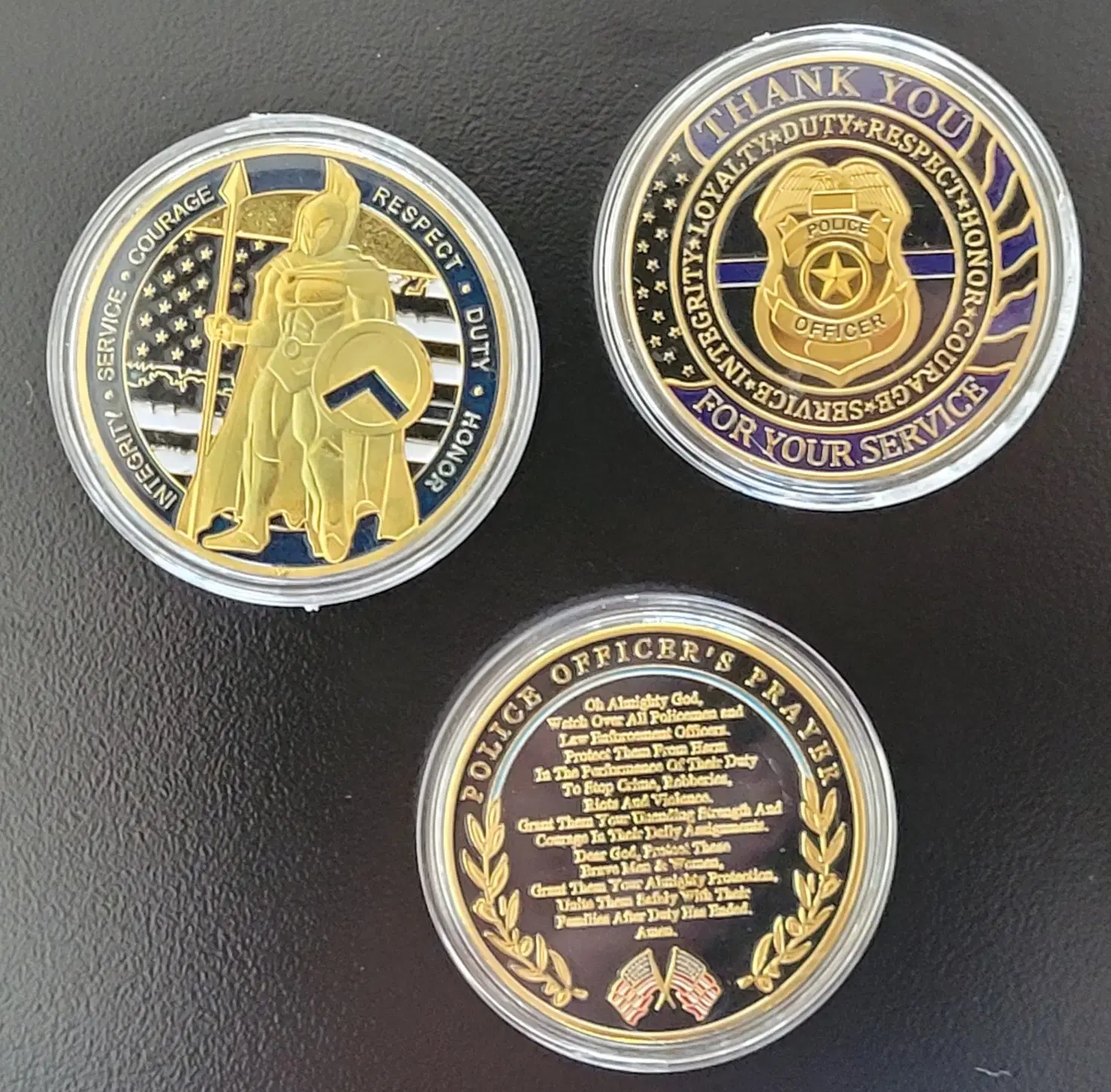 USA politi challenge coins