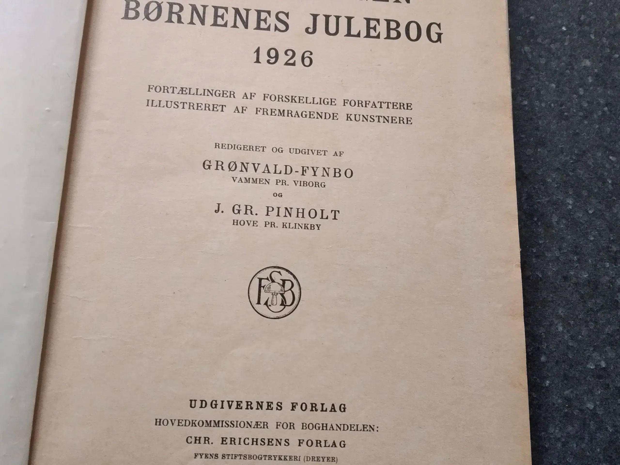 Historiebogen - Børnenes Julebog 1926