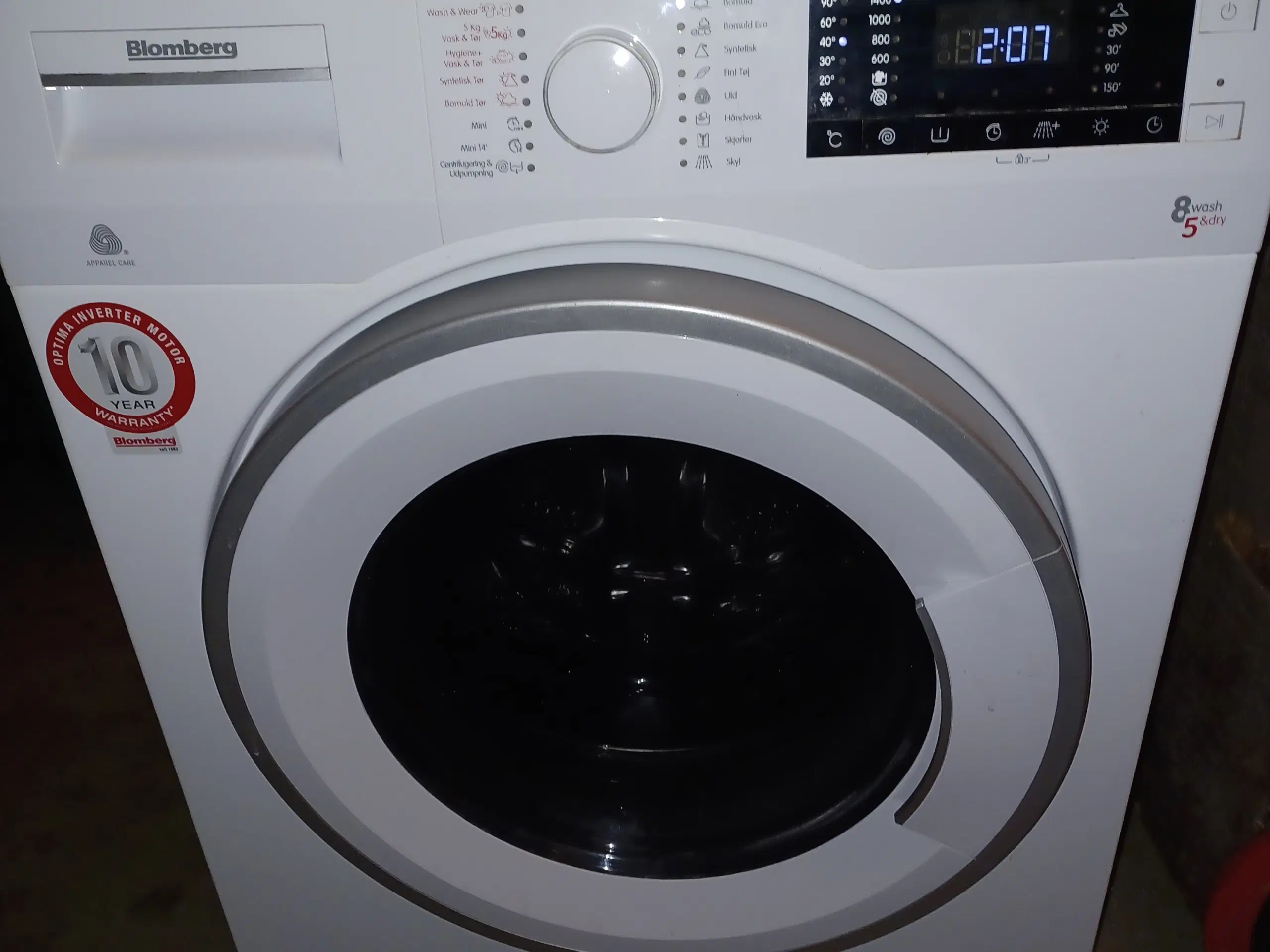 Blomberg BWD384W2, Vaske-tørremaskine