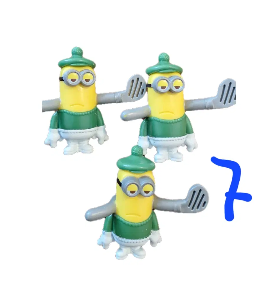 Minions figurer 6-7cm høje