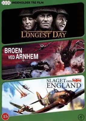 3 krigsfilm bla DEN LÆNGSTE DAG