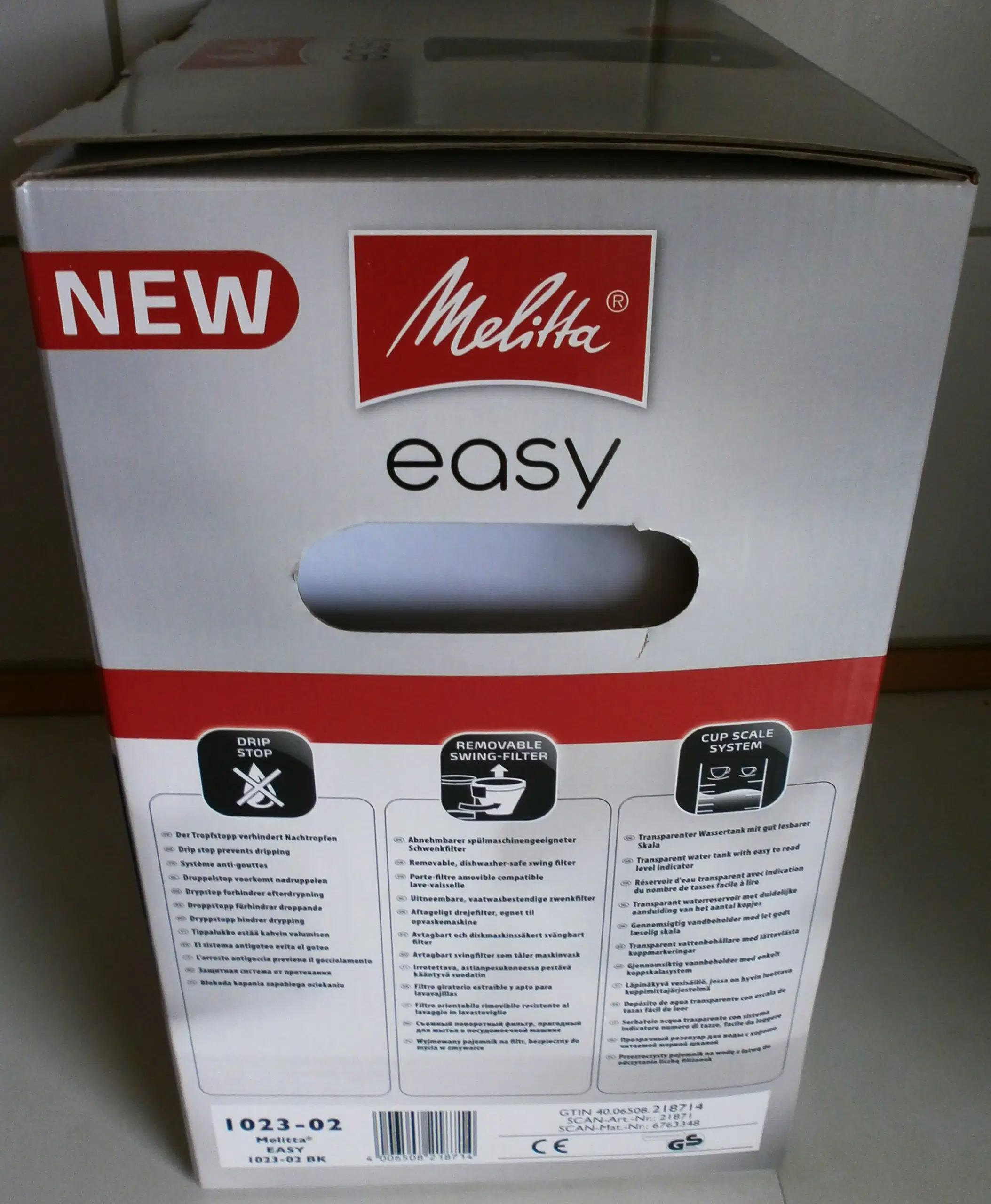 Ny Melitta kaffemaskine