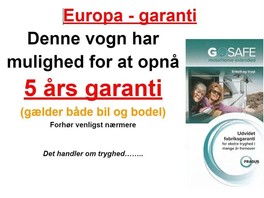 2023 - Elnagh Baron 565   Enkeltsenge over garagen og el-hæve/sænkeseng over siddegruppen - 5 S selepladser