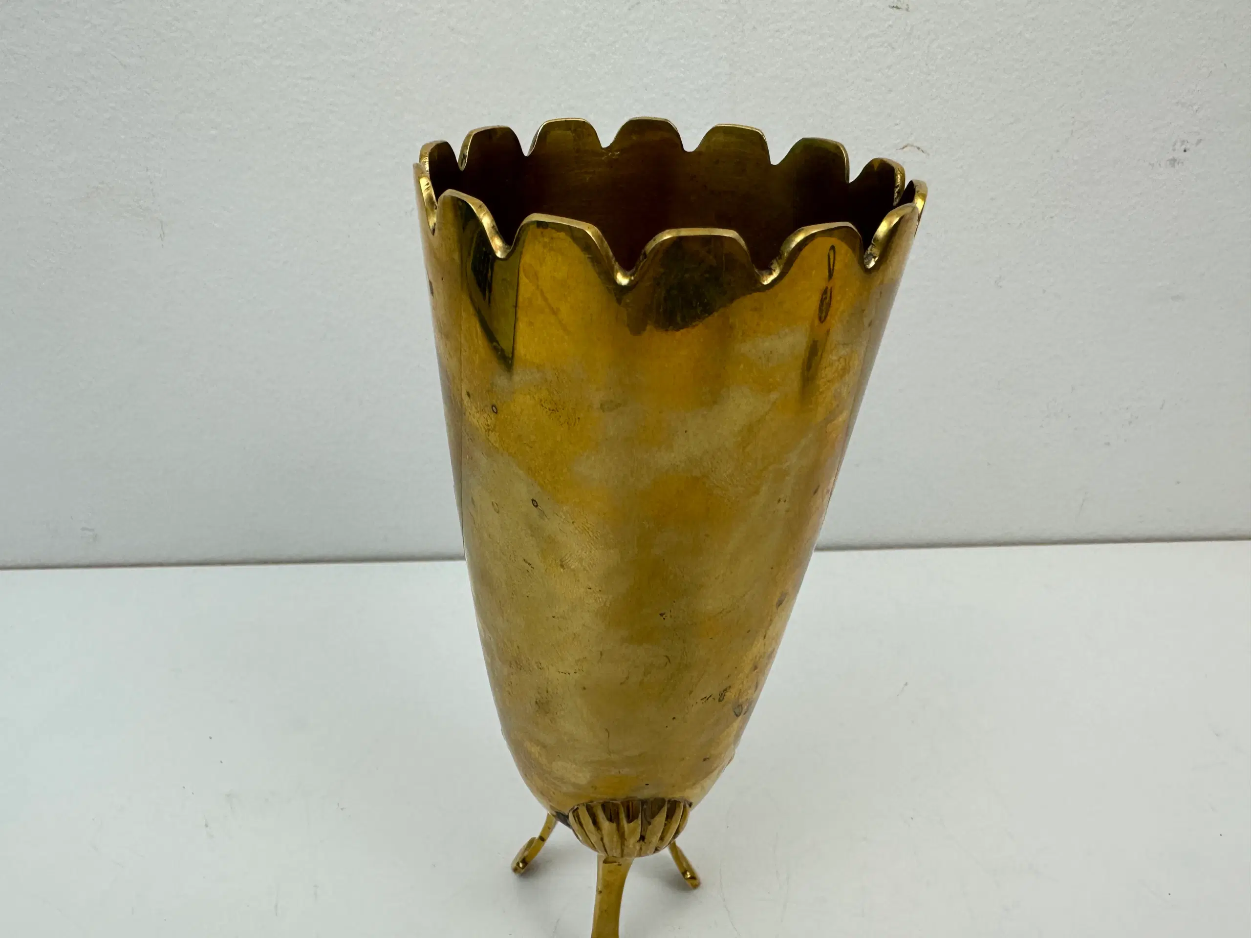 Messing trebenet vase (vintage)