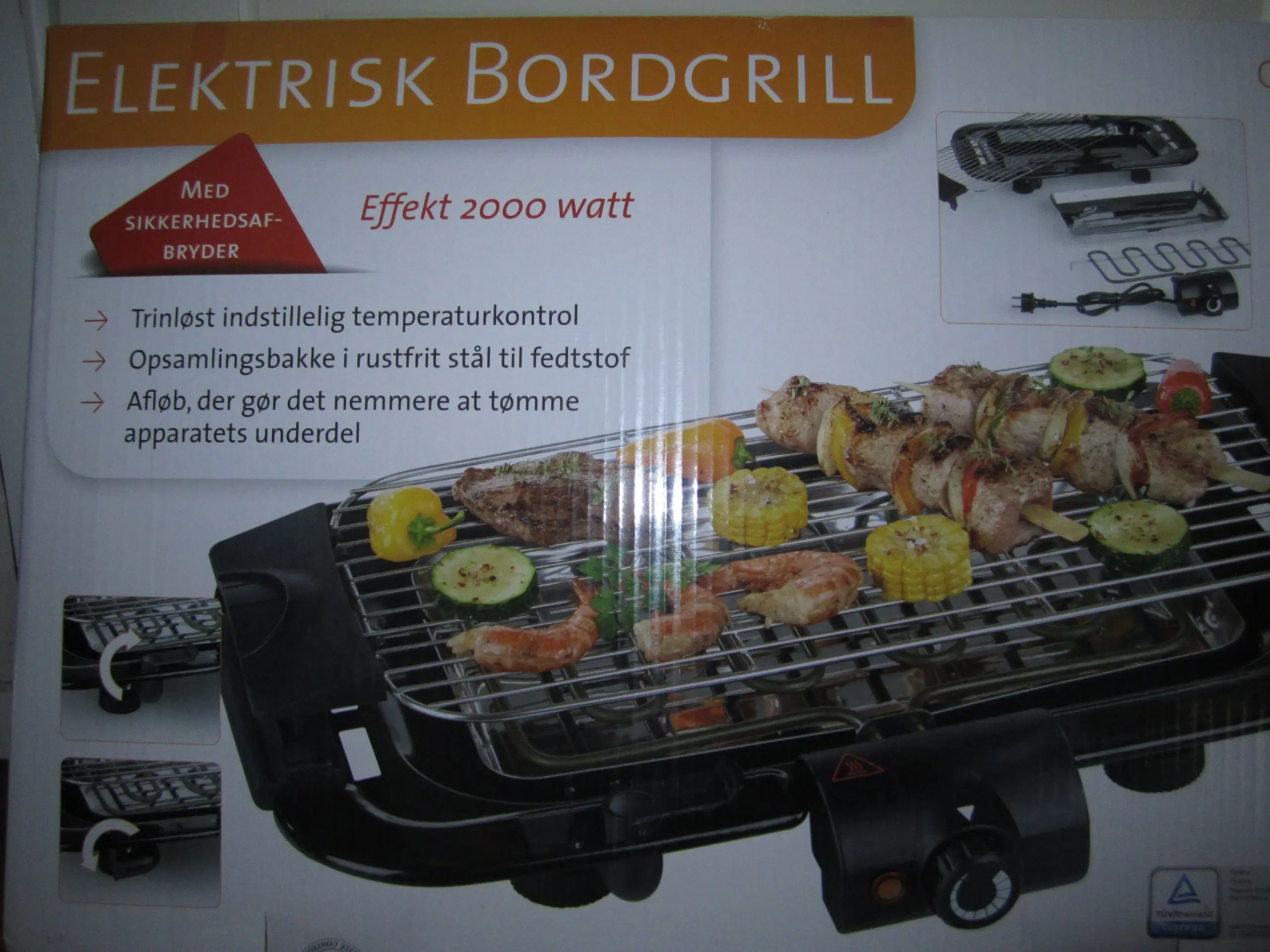 QUIGG Elektrisk BORDGRILL