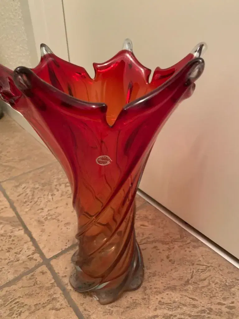 Flot Italiensk MURANO vase