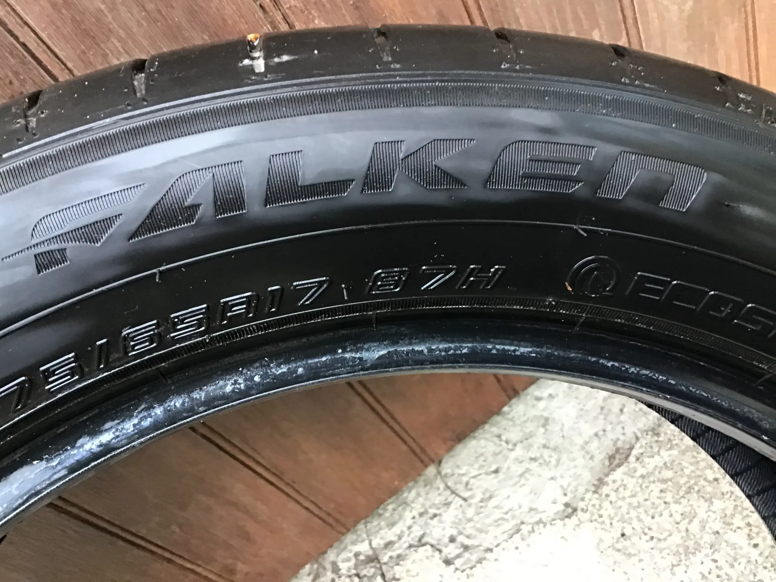 4stk falken sommerdæk 175/65r17 kun kørt 1500km